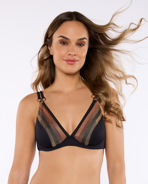 Imagen 0 de Sujetador de bikini MALENA Aros base Copa C/D con contorno graduable