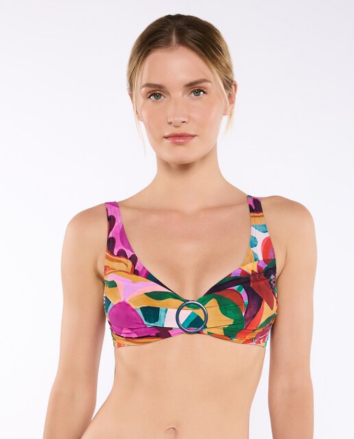 Imagen 0 de Sujetador de bikini ROMINA Top Aros Copa B con contorno y tirante graduable