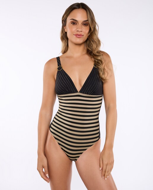 Imagen 0 de Bañador de mujer REKA Escote pico foam extraíble Copa B tirante graduable