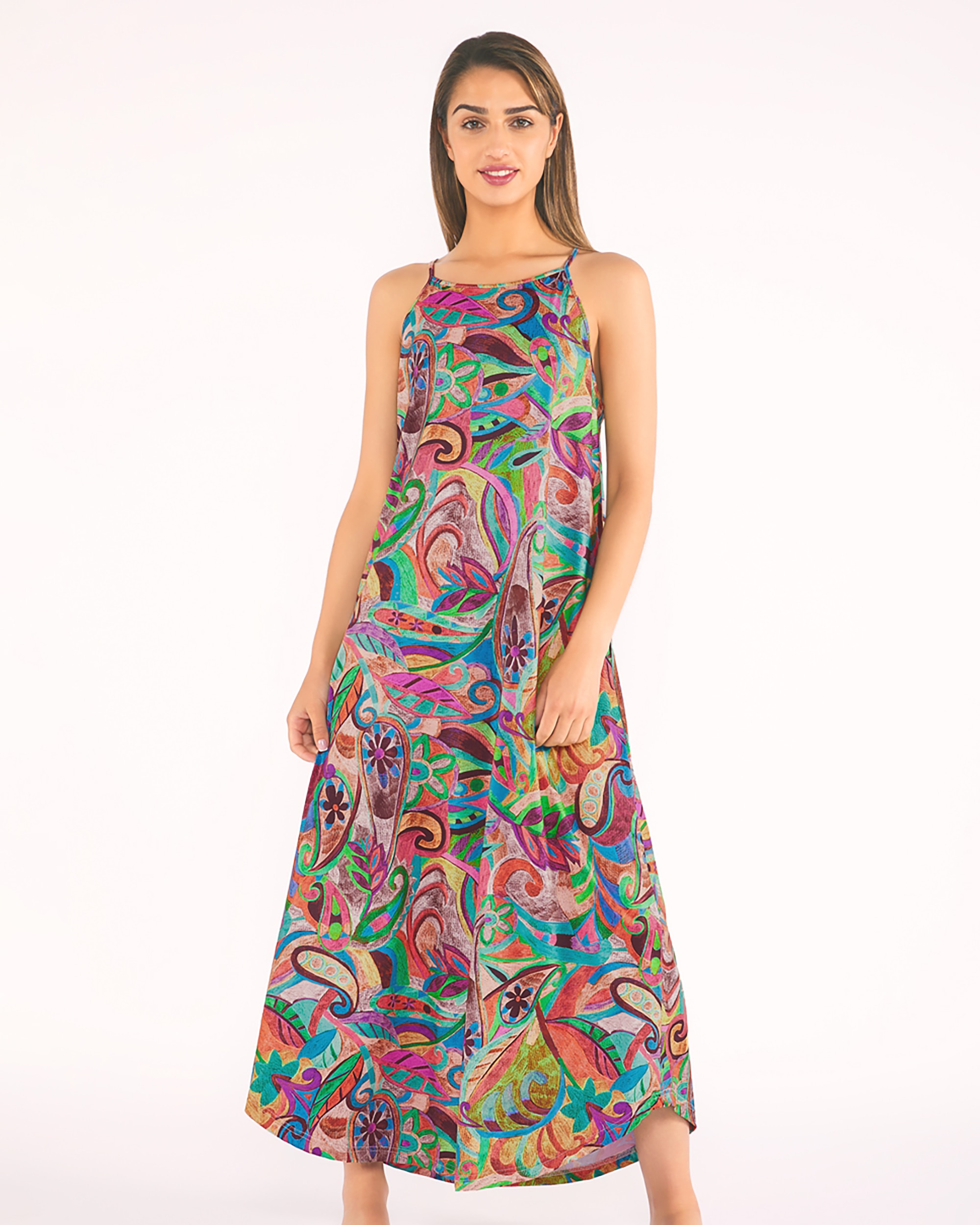 Vestido de playa abby - Red Point - Multicolor Multicolor-1