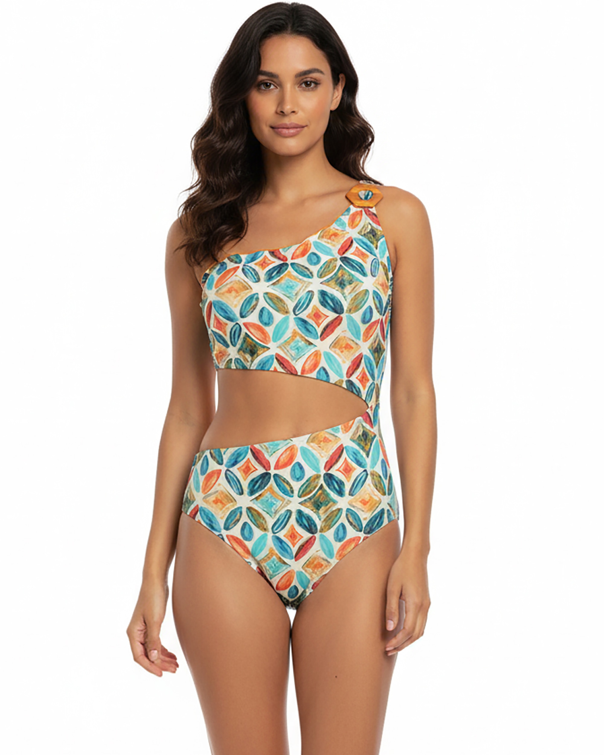 Bañador de mujer becky especia - Red Point - Multicolor Multicolor-1