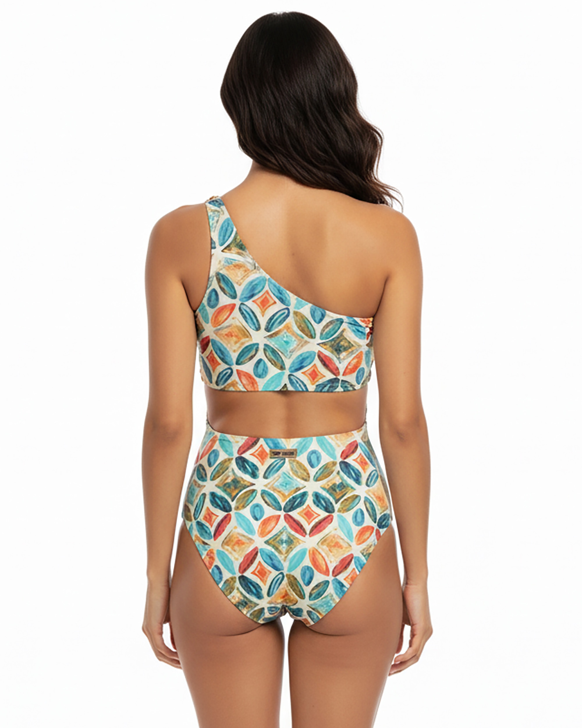Bañador de mujer becky especia - Red Point - Multicolor Multicolor-2