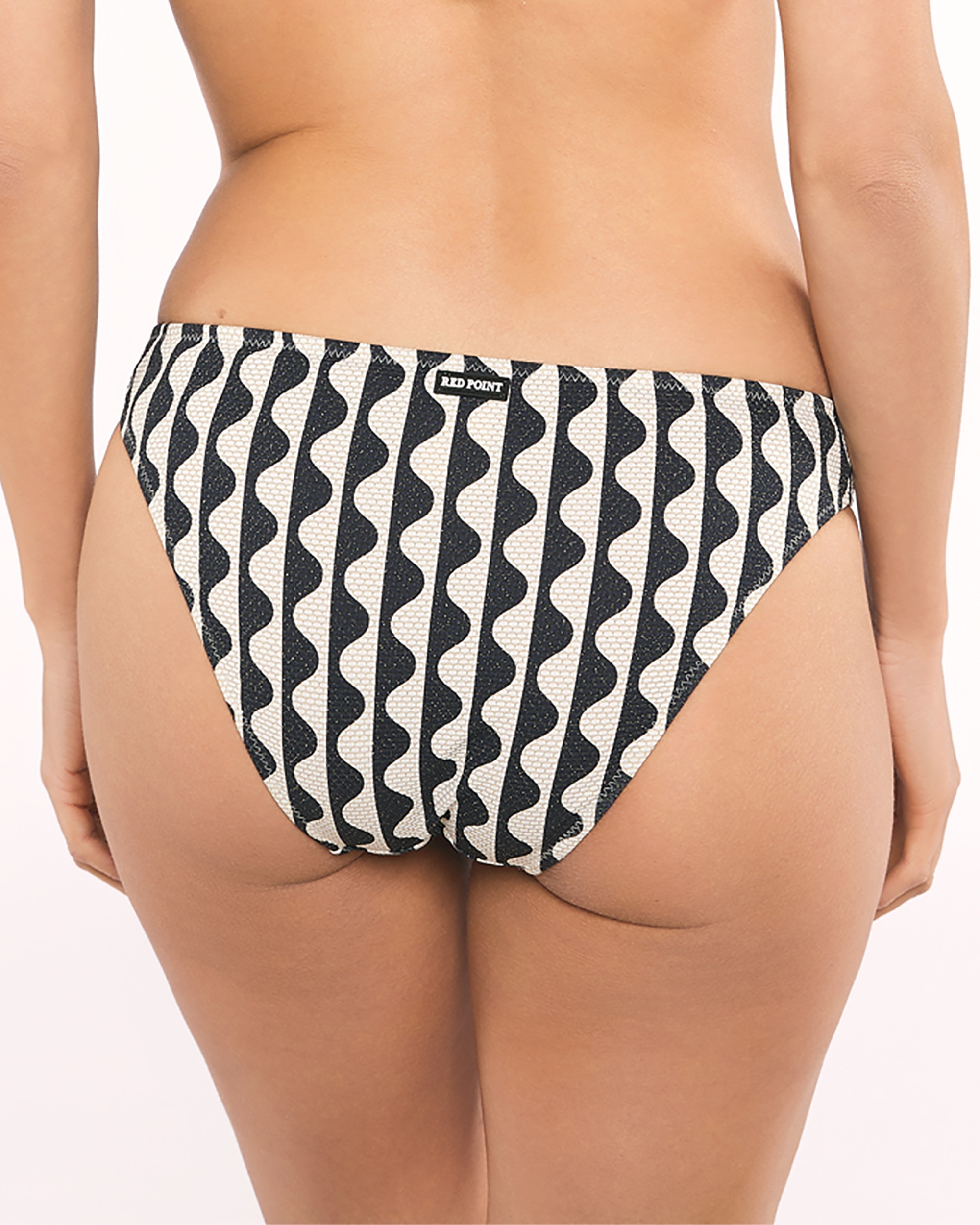 Braga de bikini cesia cadera - Red Point - Blanco / Negro Blanco / Negro-2