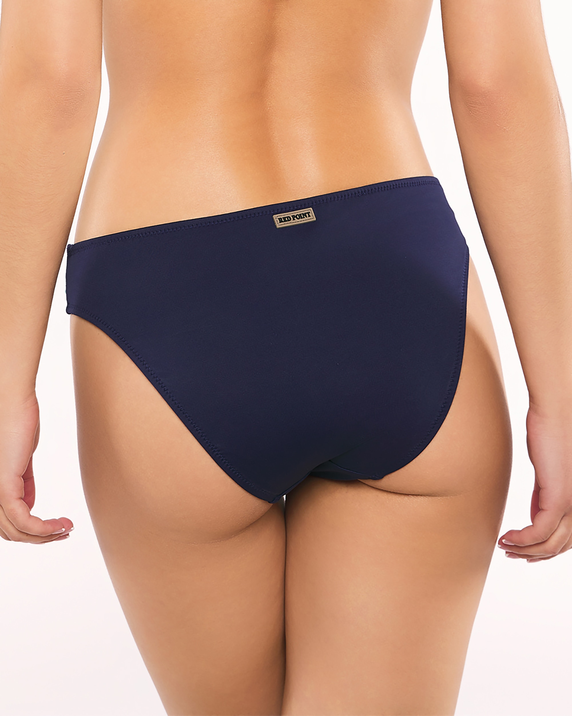 Braga de bikini linea cadera - Red Point - Azul / Blanco Azul / Blanco-2