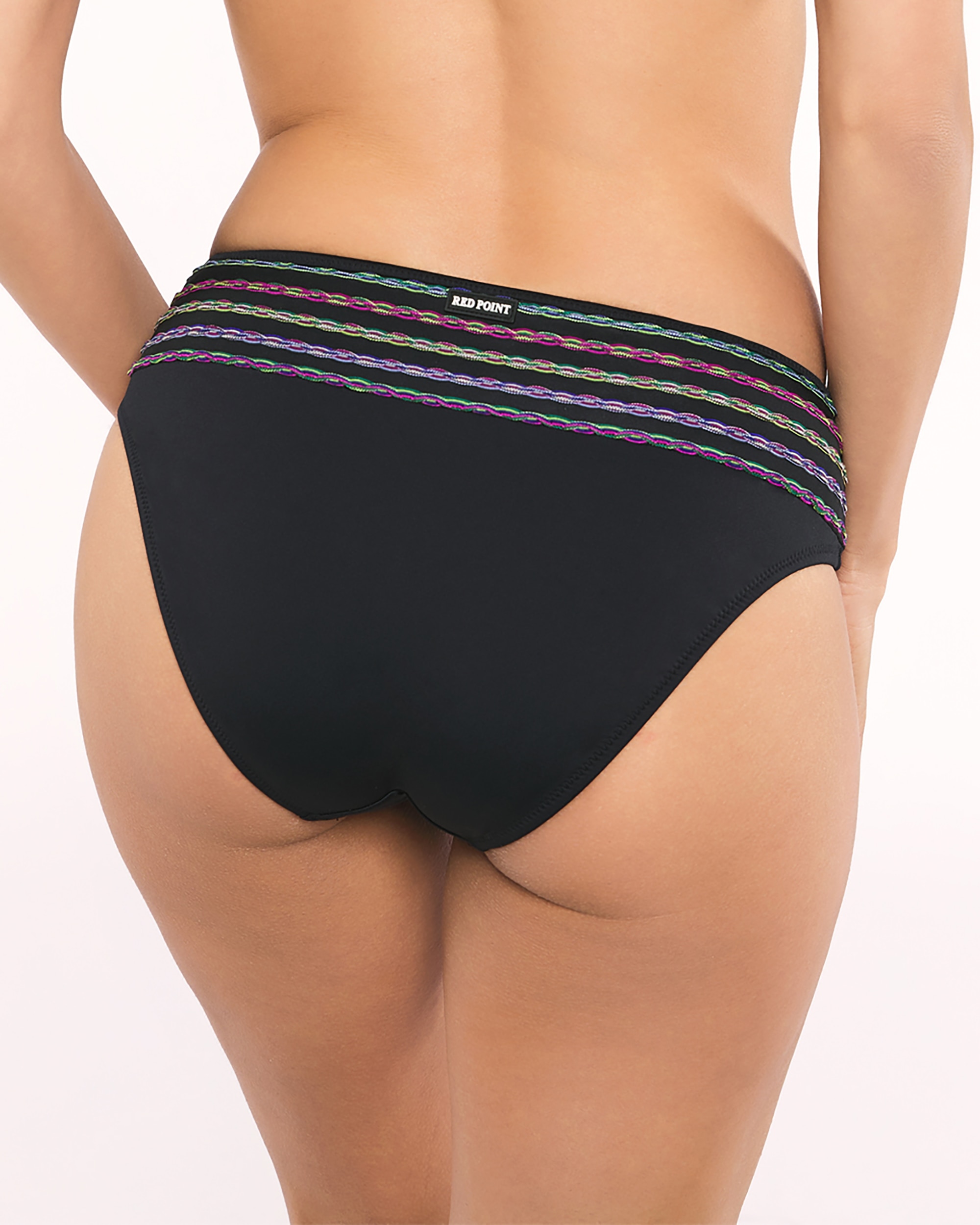 Braga de bikini agnes básica 4 - Red Point - Negro Negro-2
