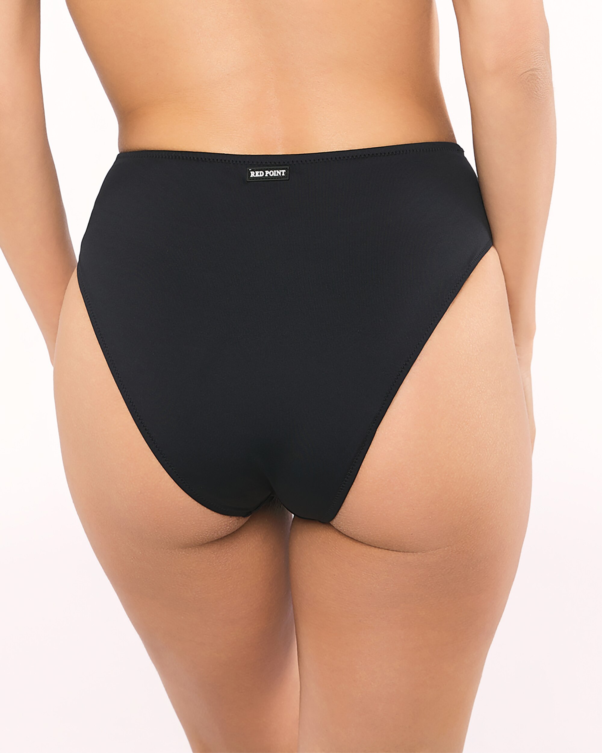 Braga de bikini dalis alta - Red Point - Blanco / Negro Blanco / Negro-2