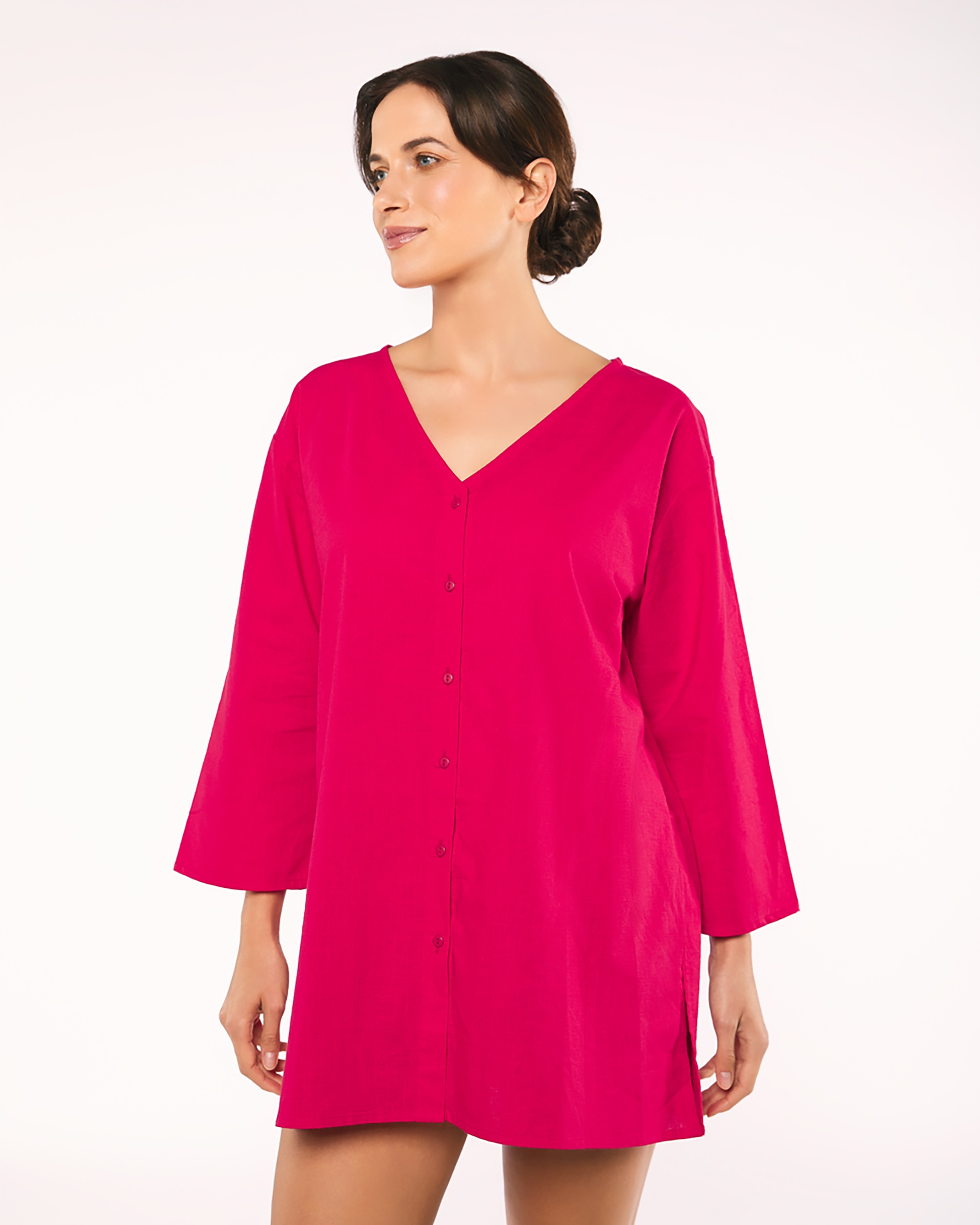 Vestido de playa sofia - Onades - Rojo Rojo-1