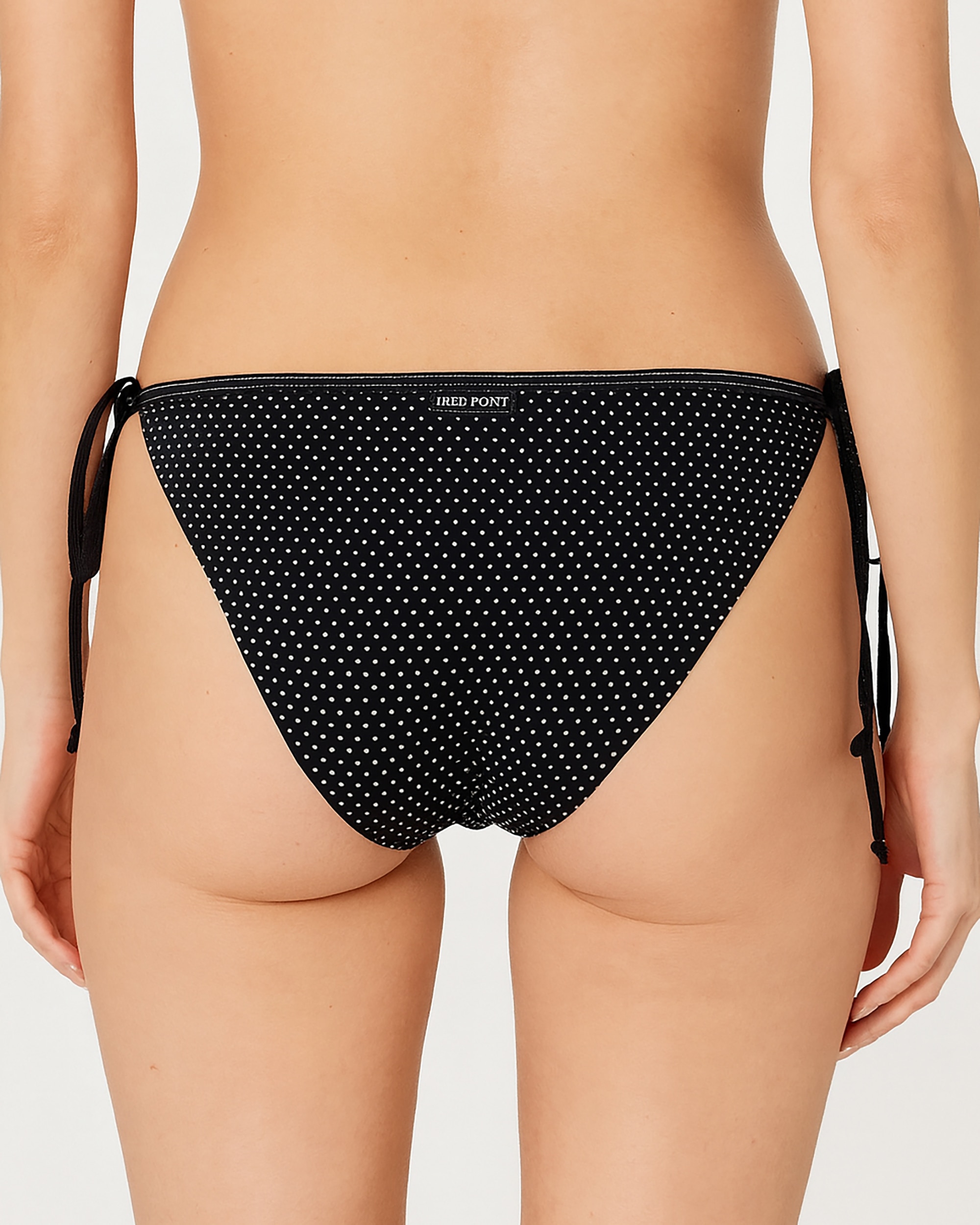 Braga de bikini elia mini lazos - Red Point - Negro Negro-2