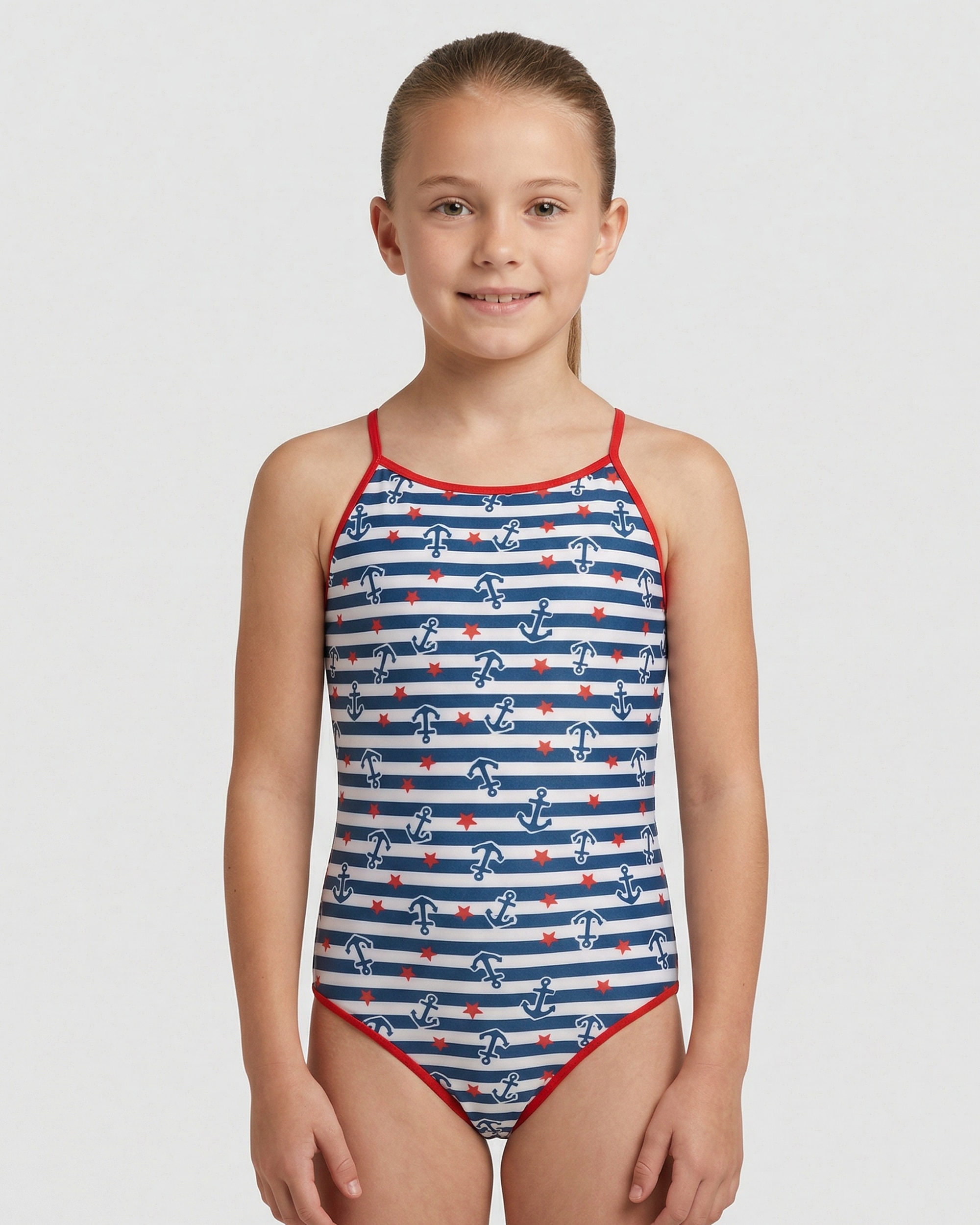 Imagen 0 de Sailor maillot niña Azul / Blanco