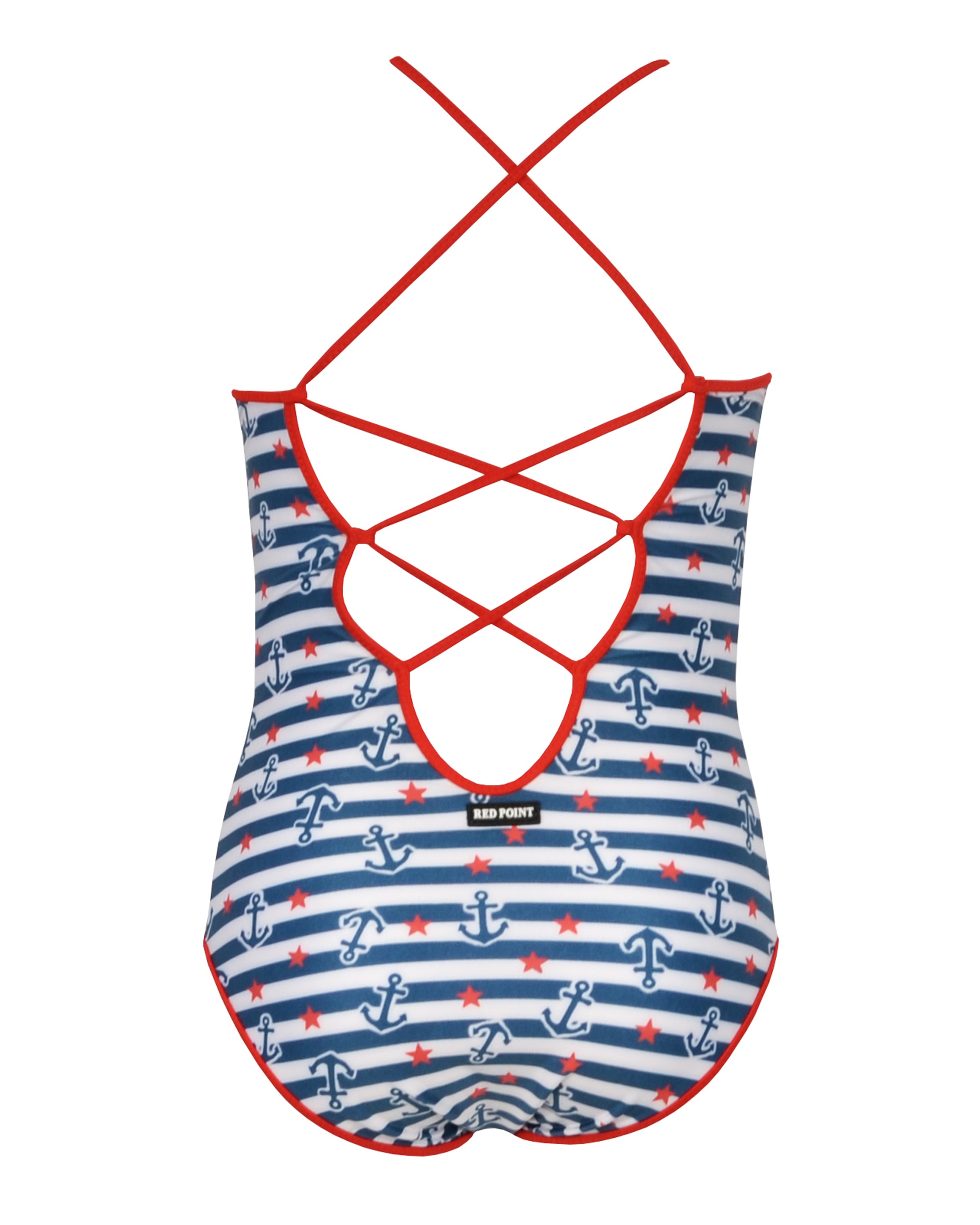 Sailor maillot niña - Red Point - Azul / Blanco Azul / Blanco-4