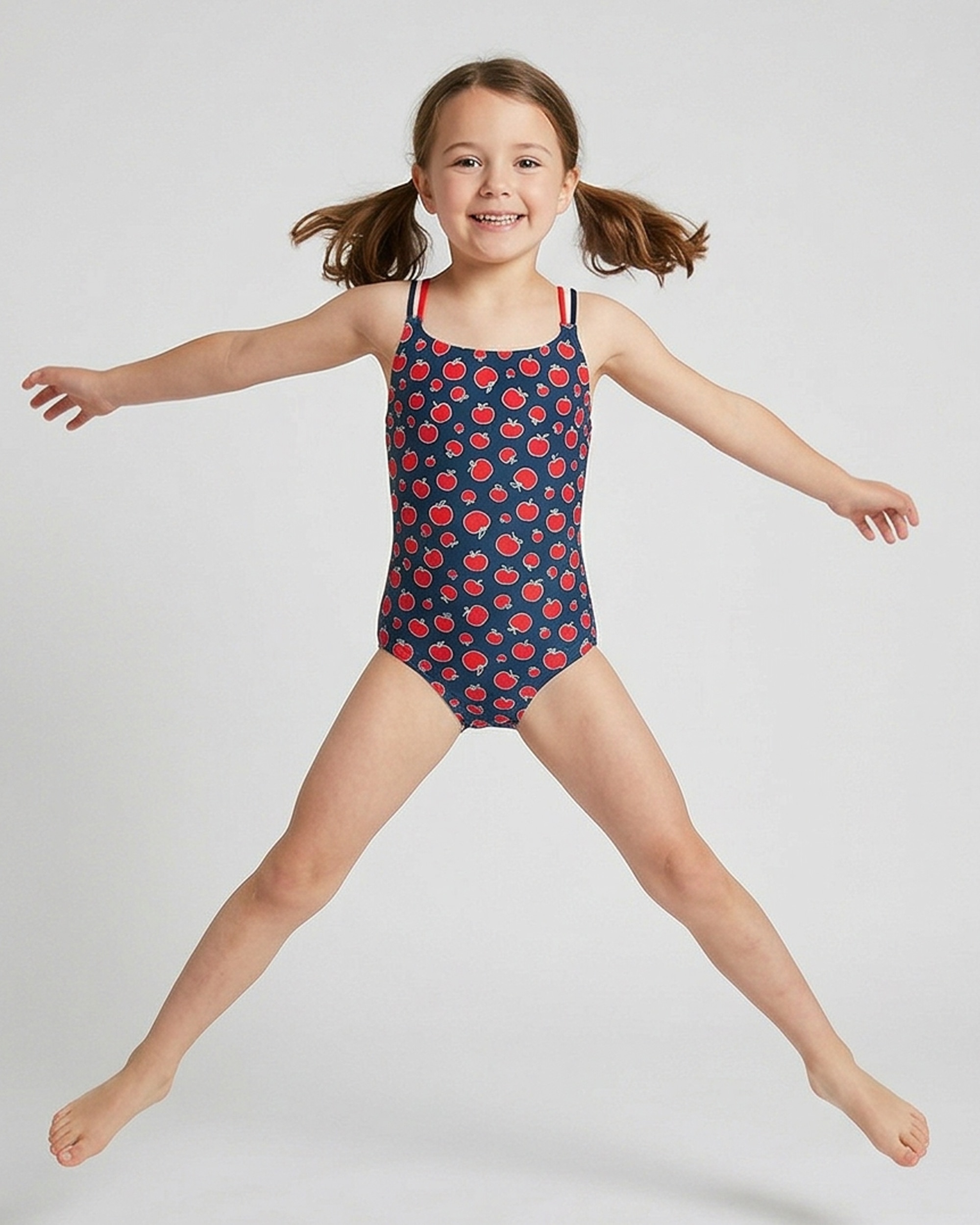 Imagen 0 de Mele maillot niña Rojo / Azul marino