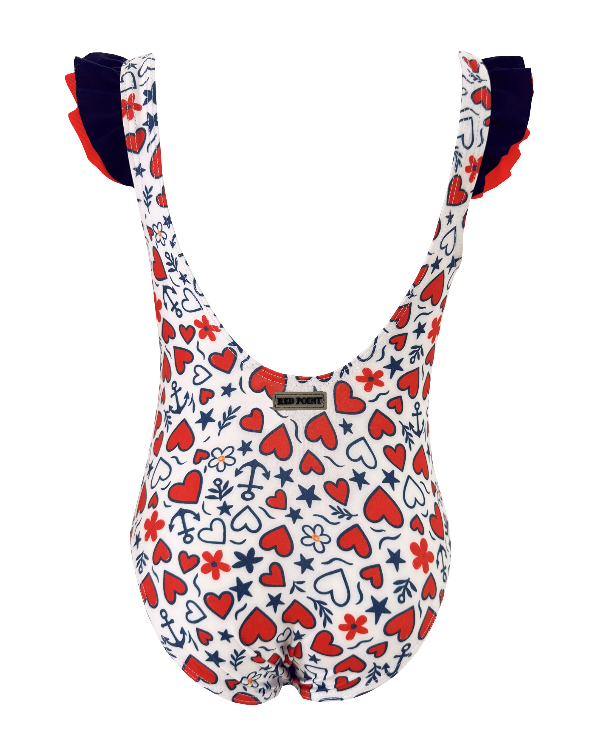 Cuore maillot bebé - Red Point - Blanco / Rojo Blanco / Rojo-2