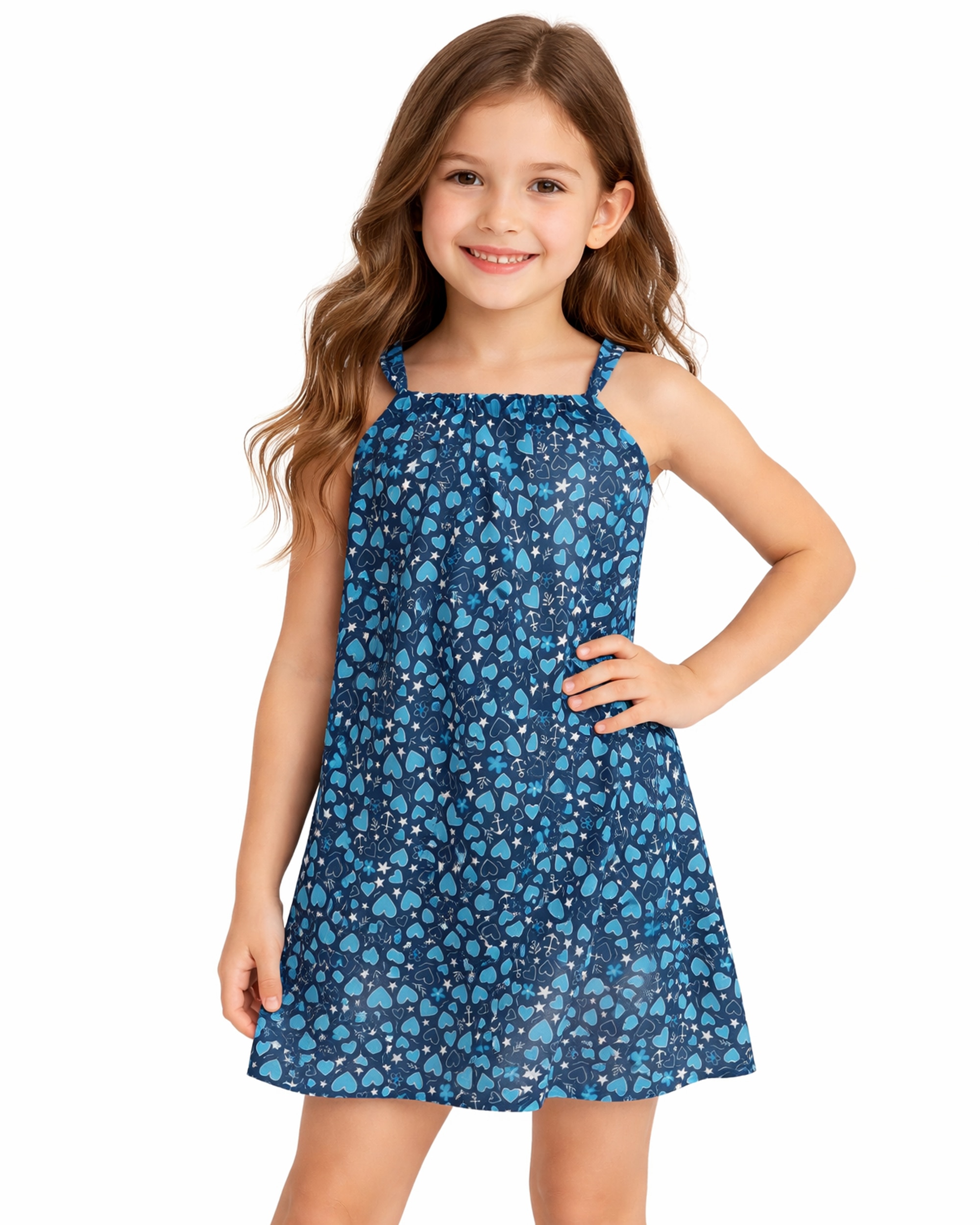 Imagen 0 de Cuore vestido niña Blanco / Rojo