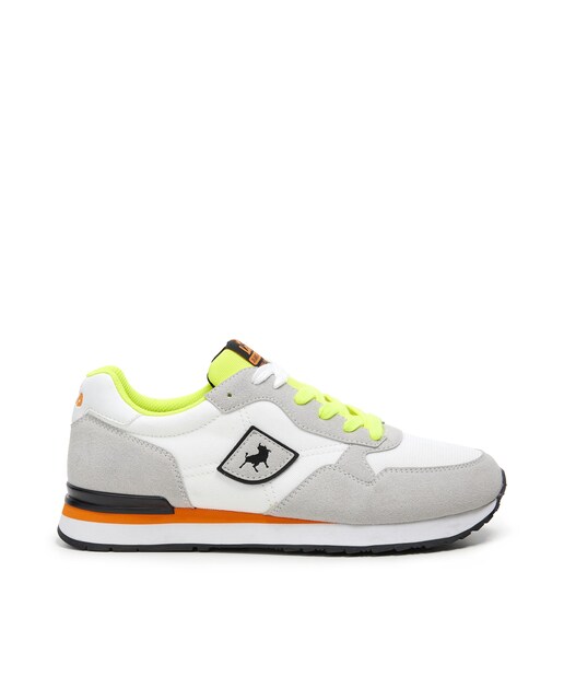 Imagen 0 de Zapatillas deportivas hombre con cierre de cordones y logo lateral