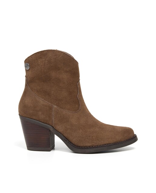 Imagen 0 de Botin de mujer estilo cowboy en piel
