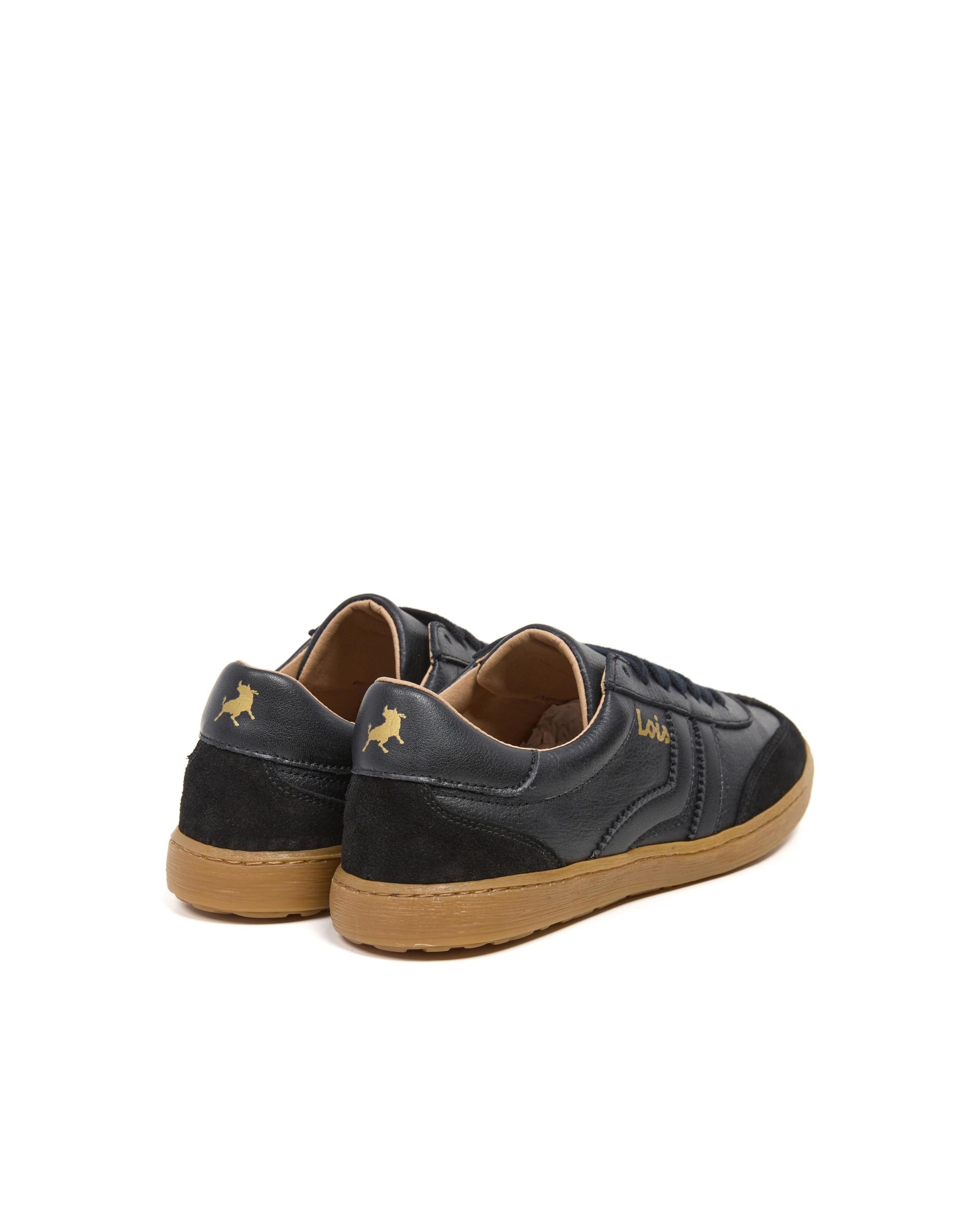 DEPORTE REJILLA PISO RUNING CORDONES MARINO - Zapatos Low Cost