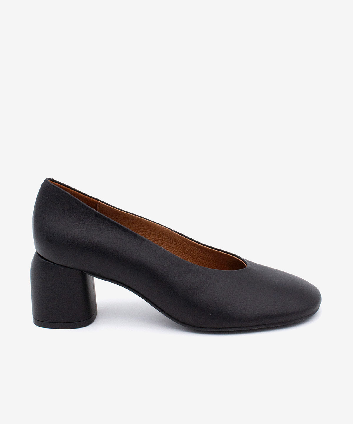 Ángel Alarcón - Zapatos de salón de mujer de piel con puntera redonda, Tessa.