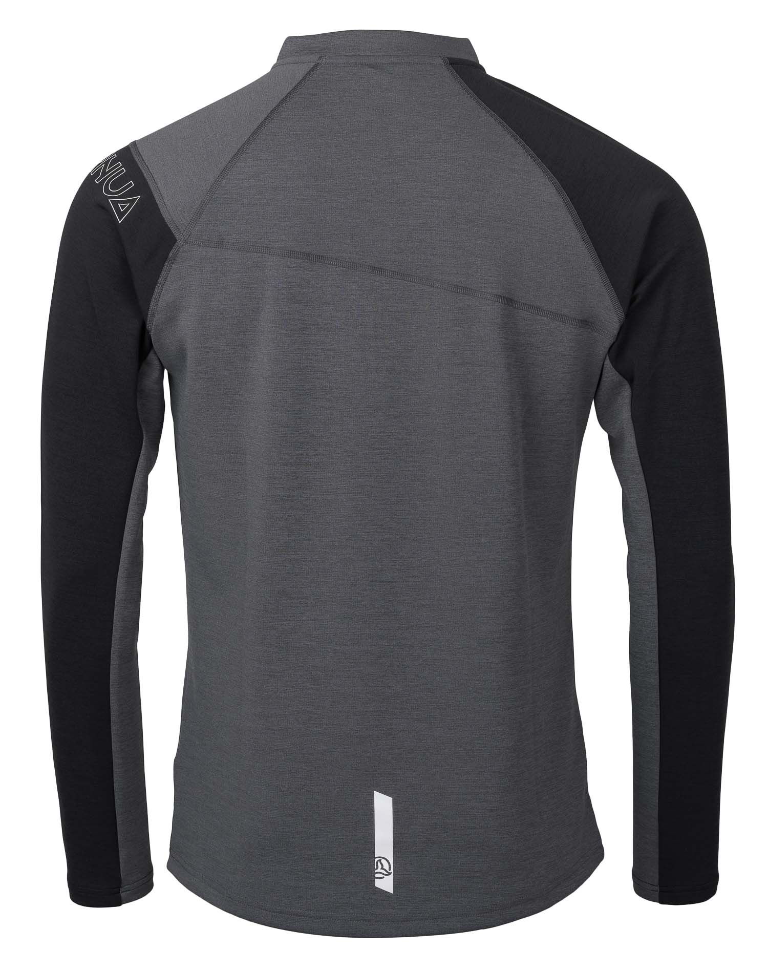 Camiseta de hombre Kripton 1/2 Zip M Ternua - Gris oscuro Gris oscuro-2