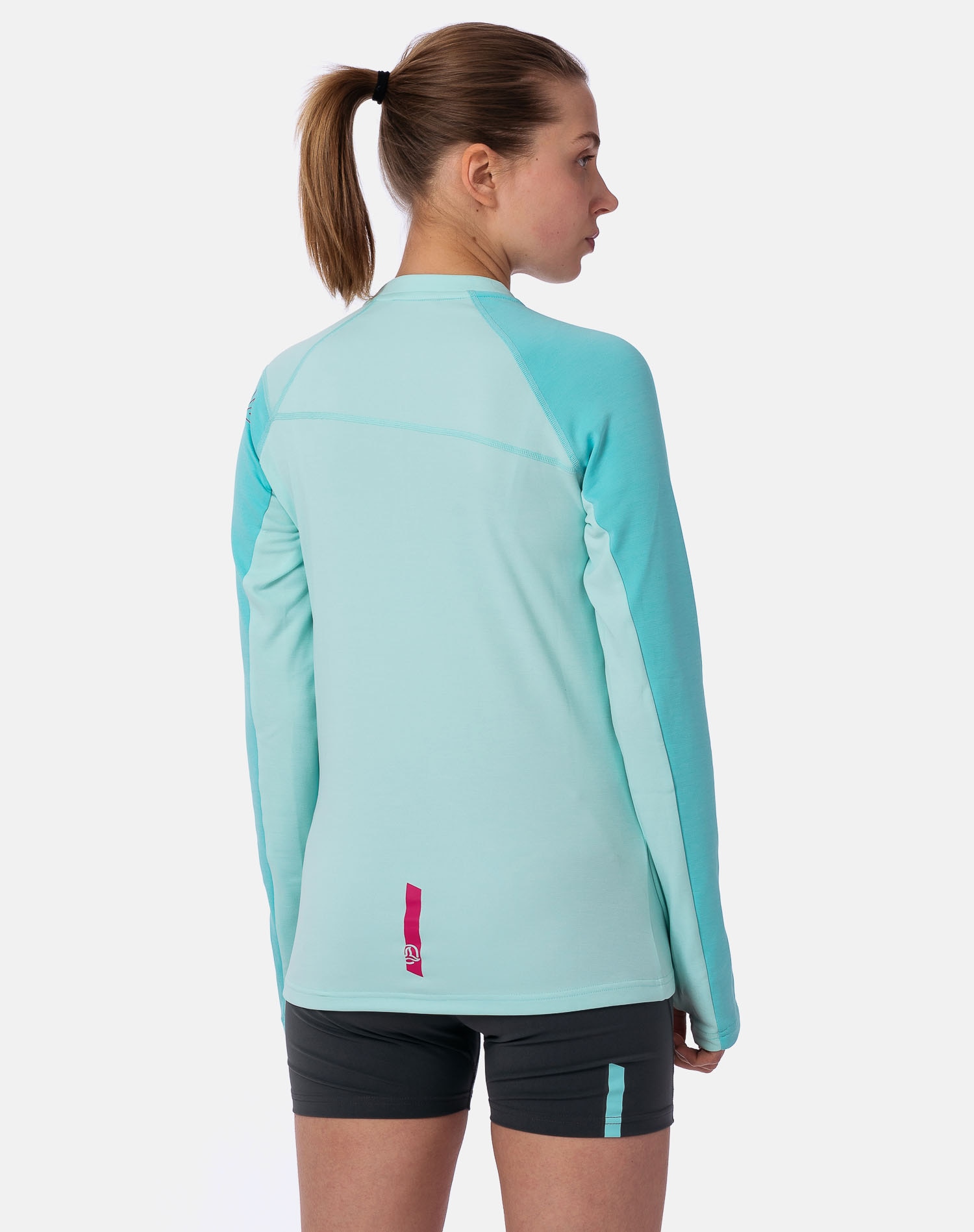 Camiseta de mujer Kripton 1/2 Zip W Ternua - Azul Azul-5