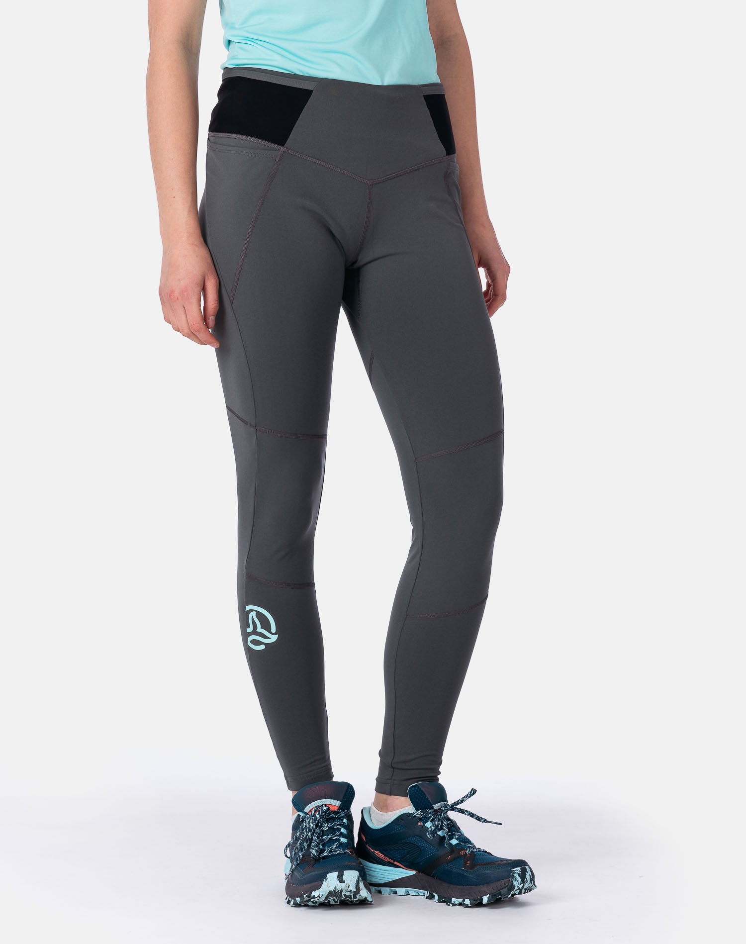 Malla de mujer Alloy Tgt W Ternua - Gris Gris-4