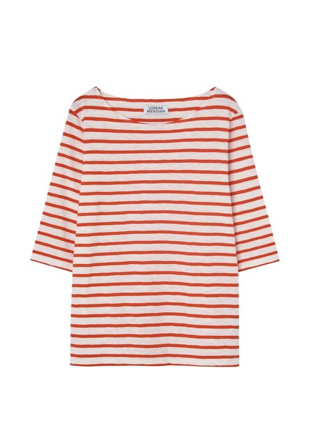 Imagen 0 de Camiseta de mujer de manga francesa de algodón