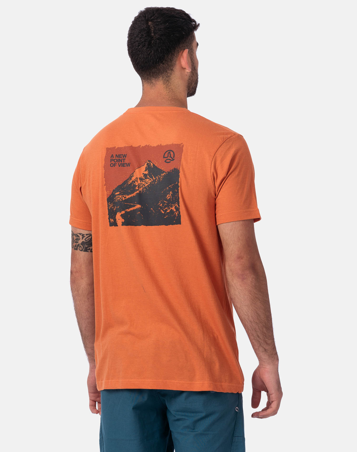 Camiseta de hombre Olimpo Ternua - Naranja Naranja-5