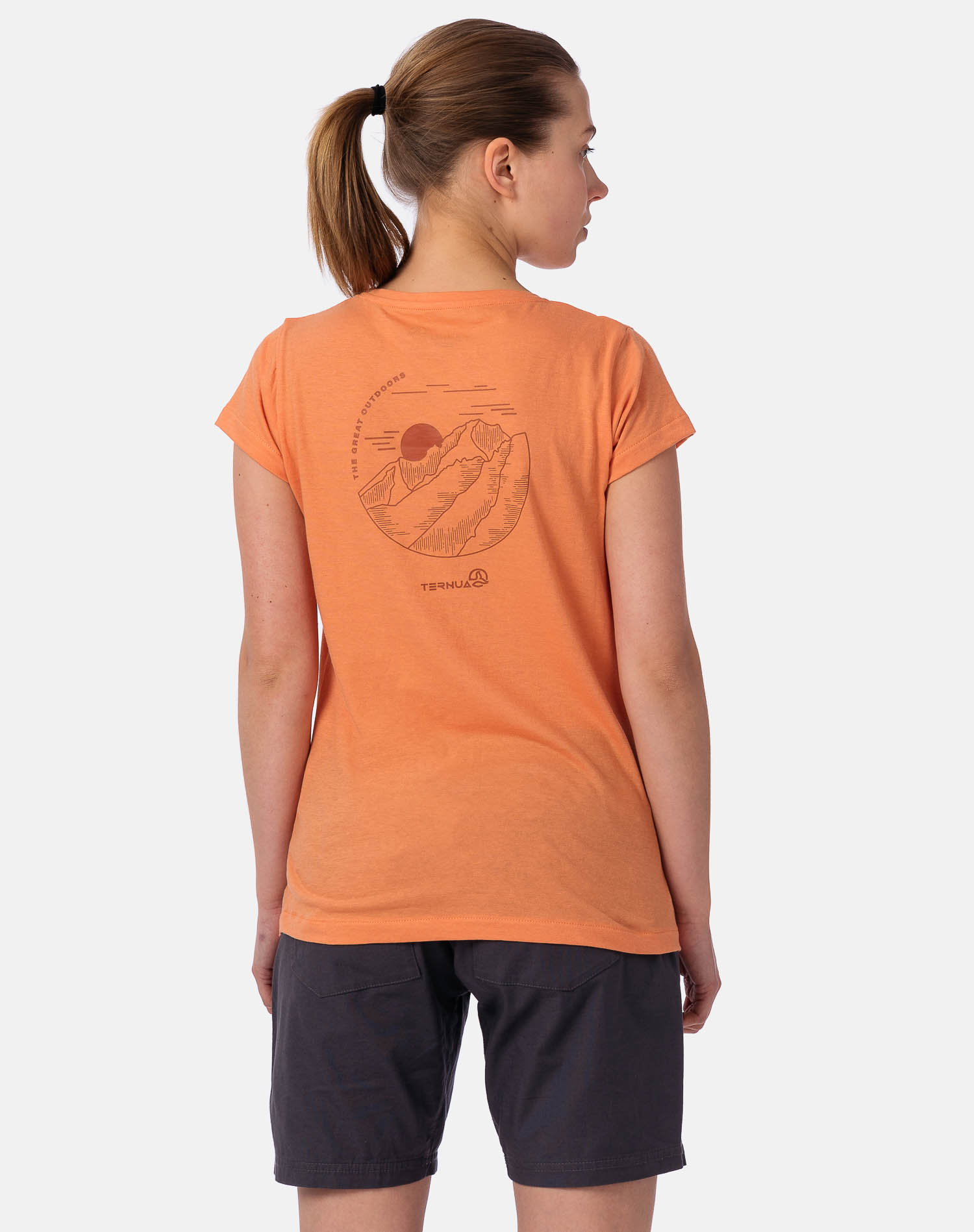 Camiseta de mujer Mera Ternua - Naranja Naranja-5