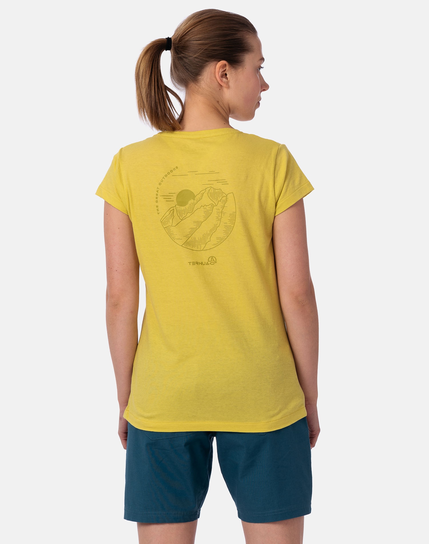 Camiseta de mujer Mera Ternua - Amarillo Amarillo-5