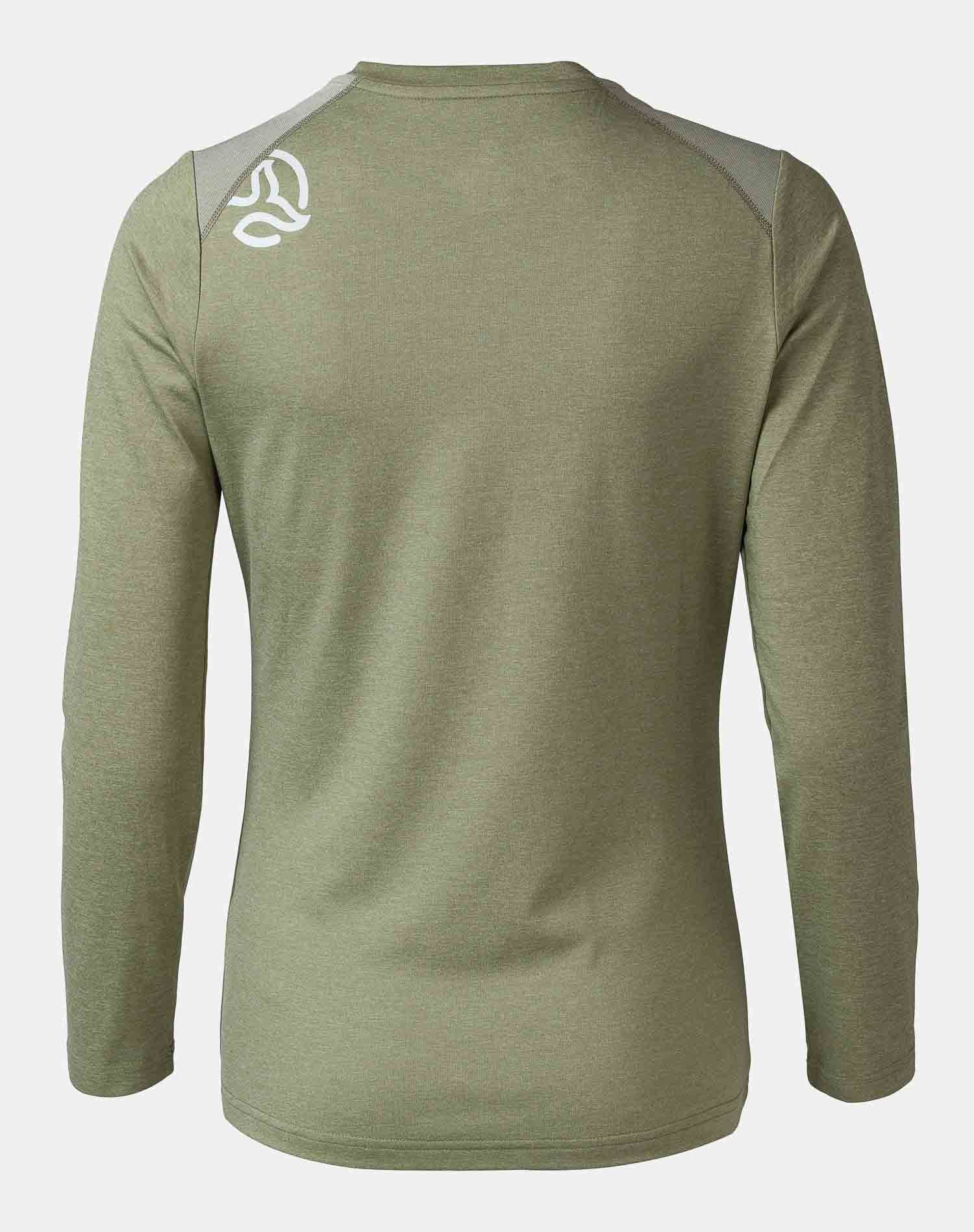 Camiseta de mujer Sunnik Ls Tee W Ternua - Verde Verde-2