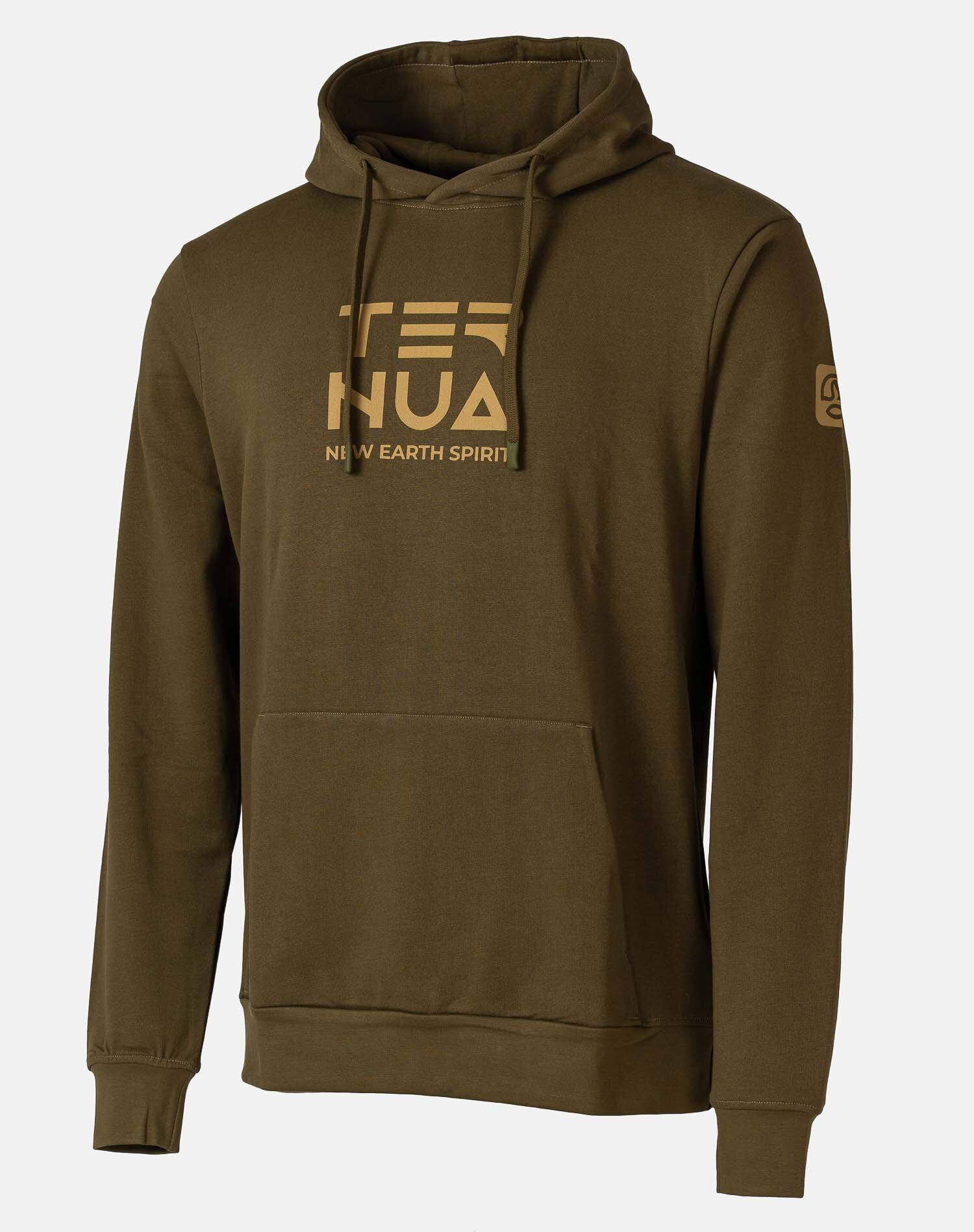 Sudadera de hombre Fogo Regenerative Hoody M Ternua - Marrón Marrón-1
