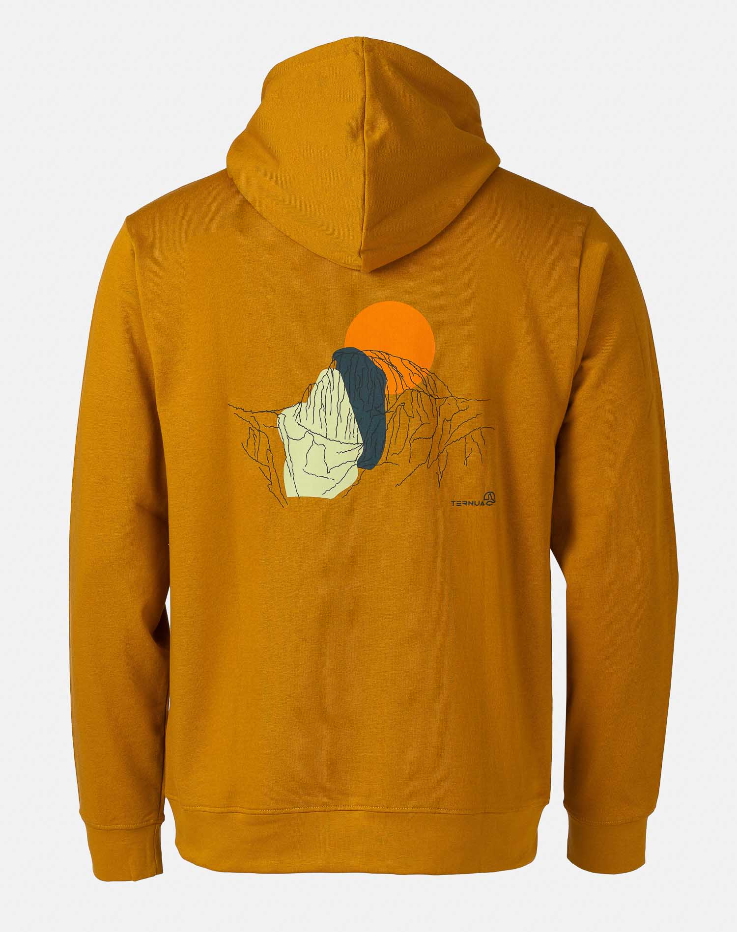Sudadera de hombre Nanook Regenerative Hoody M Ternua - Mostaza Mostaza-2