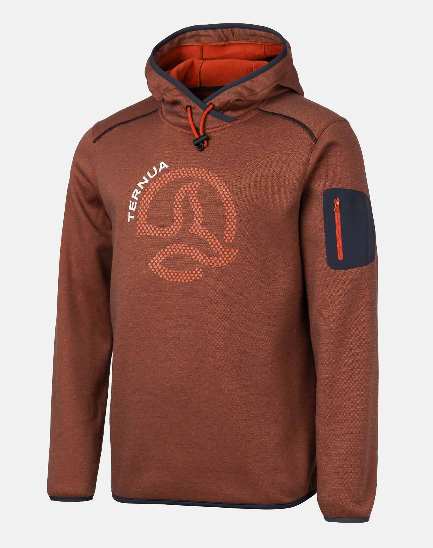 Sudadera de hombre Fox Point Hoody M Ternua - Rojo Rojo-1