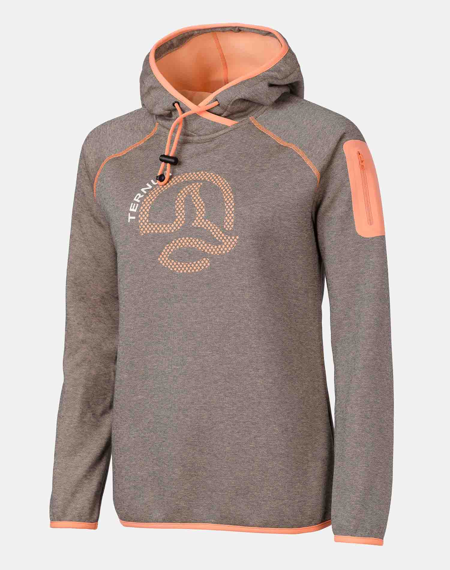 Sudadera de mujer Fox Point Hoody W Ternua - Naranja Naranja-1