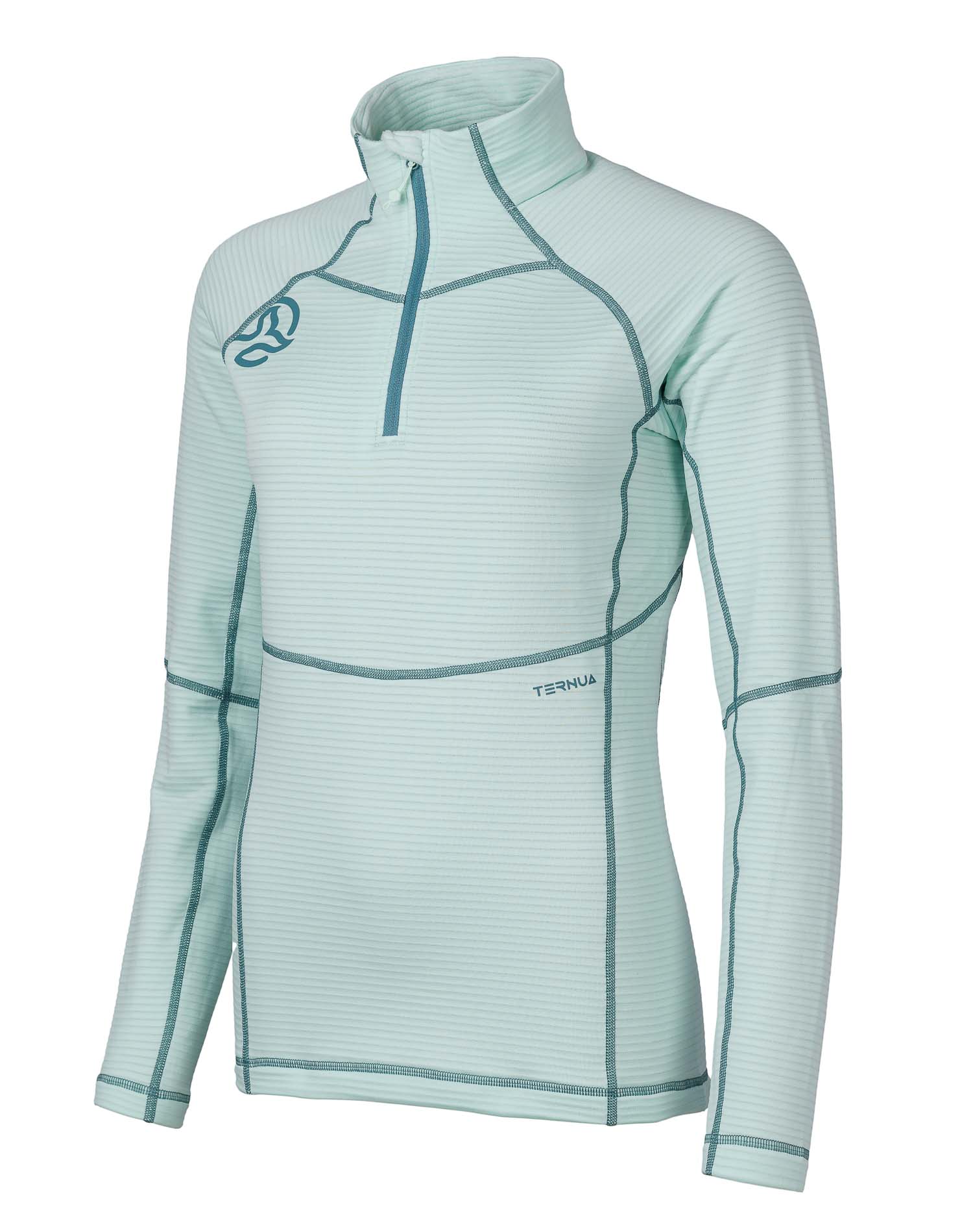 Camiseta de mujer Momhill 1/2 Zip W Ternua - Verde Verde-1