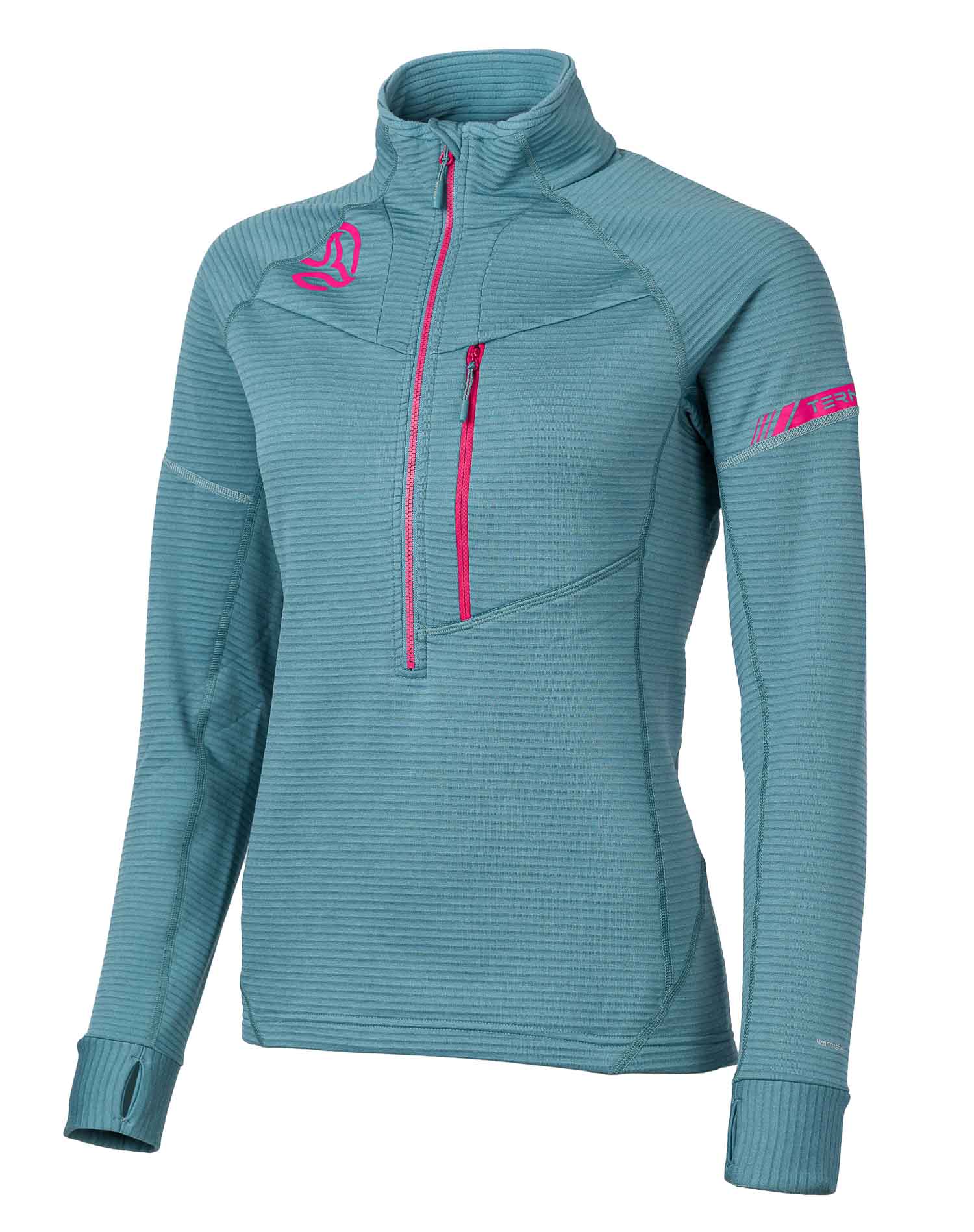 Imagen 0 de Camiseta de mujer Swift 1/2 Zip W Ternua Blanco