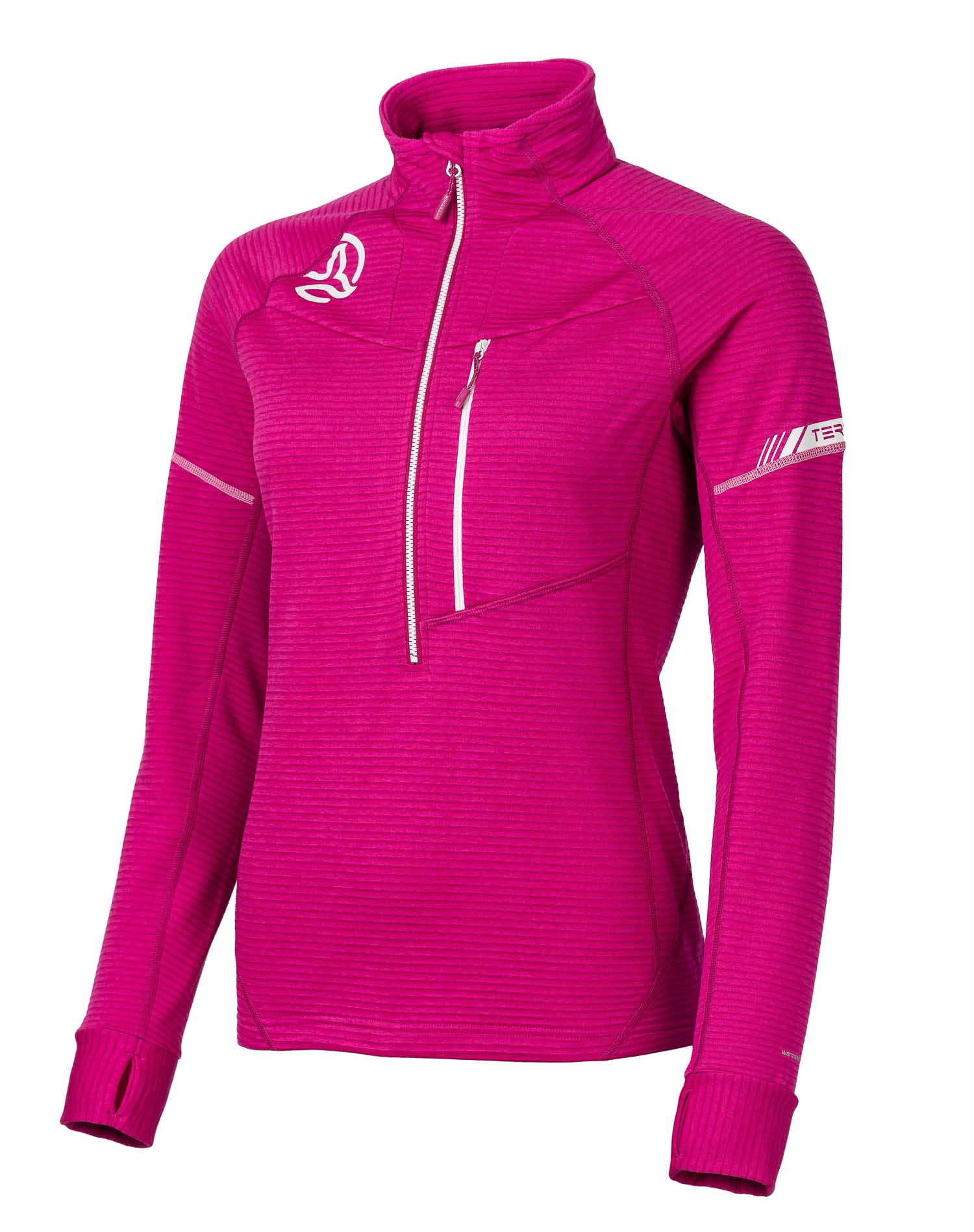 Camiseta de mujer Swift 1/2 Zip W Ternua - Multicolor Multicolor-1