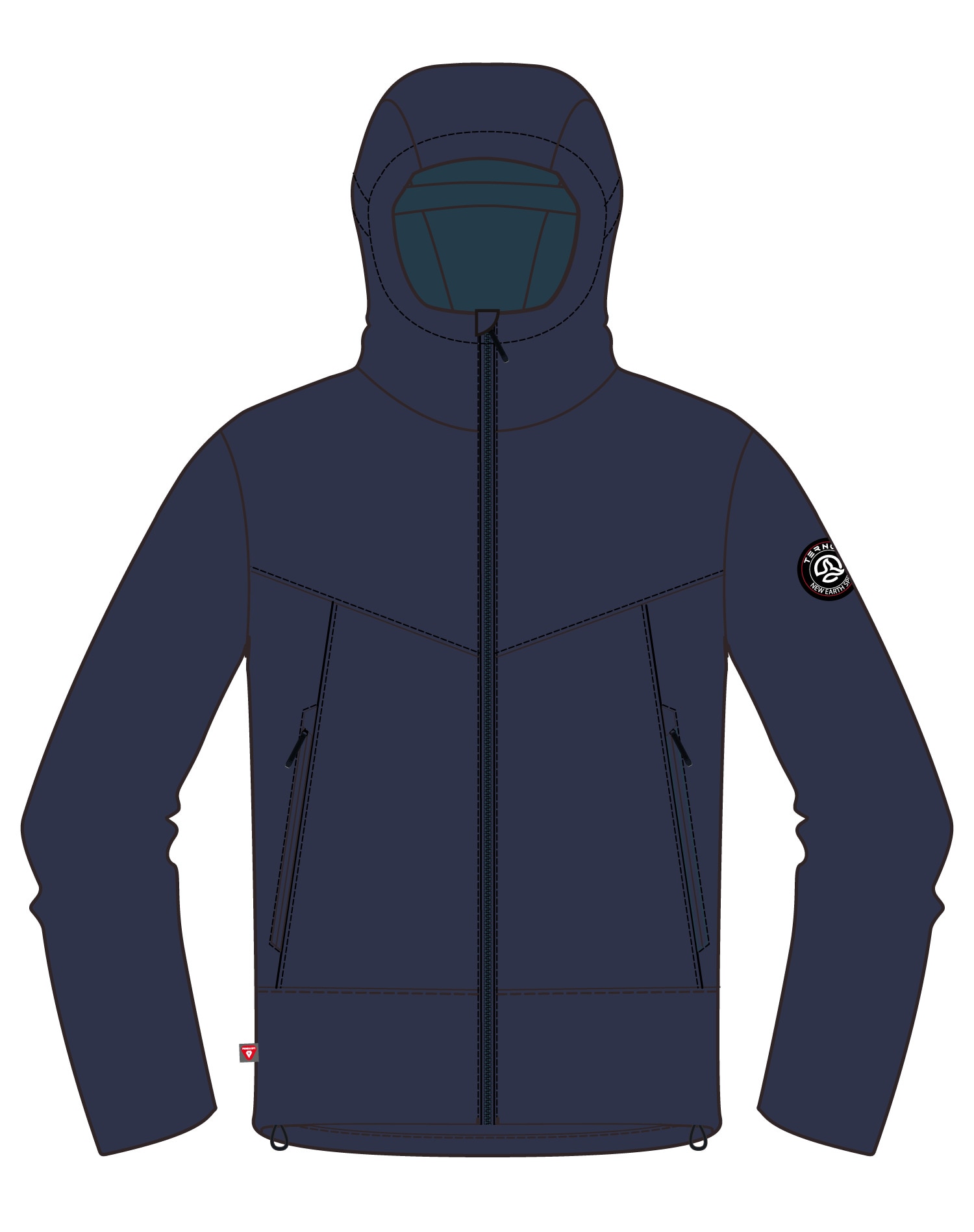 Ternua Chaqueta de hombre Balena 150 Jkt M Azul