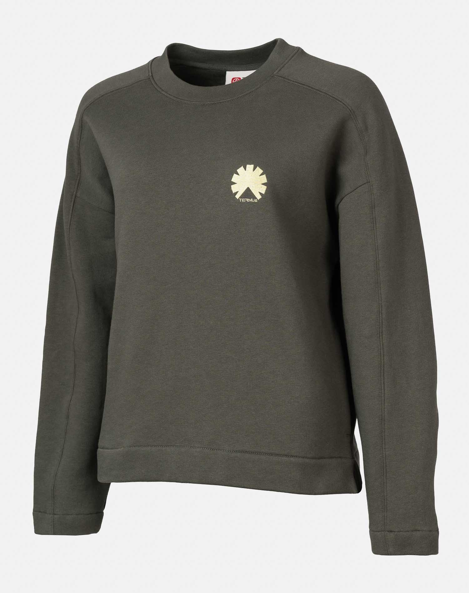 Ternua Sudadera de mujer Cabox Crew W Amarillo