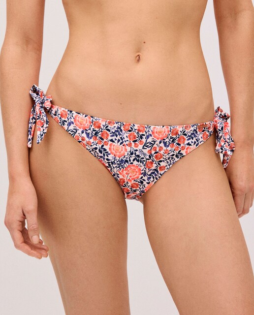 Imagen 0 de Braga de bikini mini anudada con estampado floral