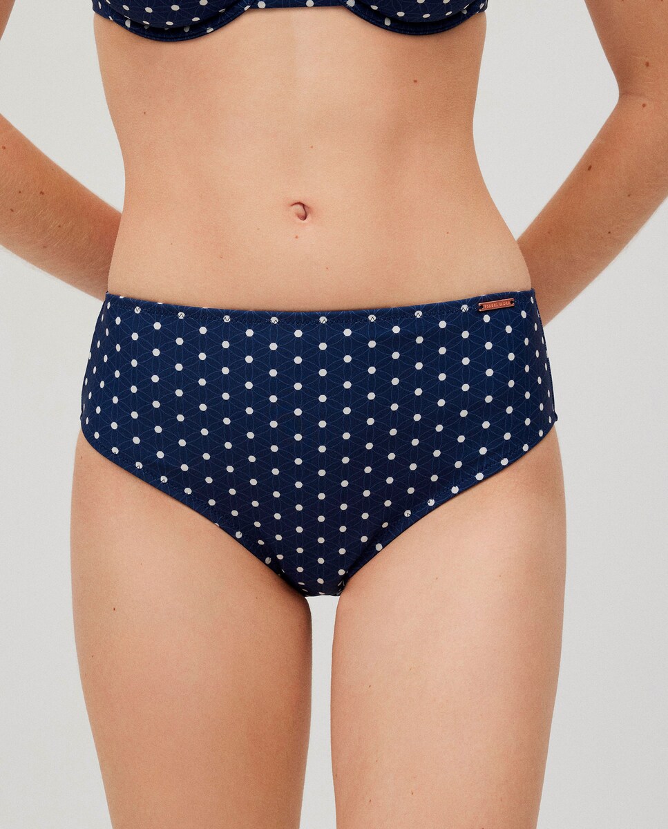 Baño Bikini Azul Marino El Corte Ingles Braga De Bikini Alta