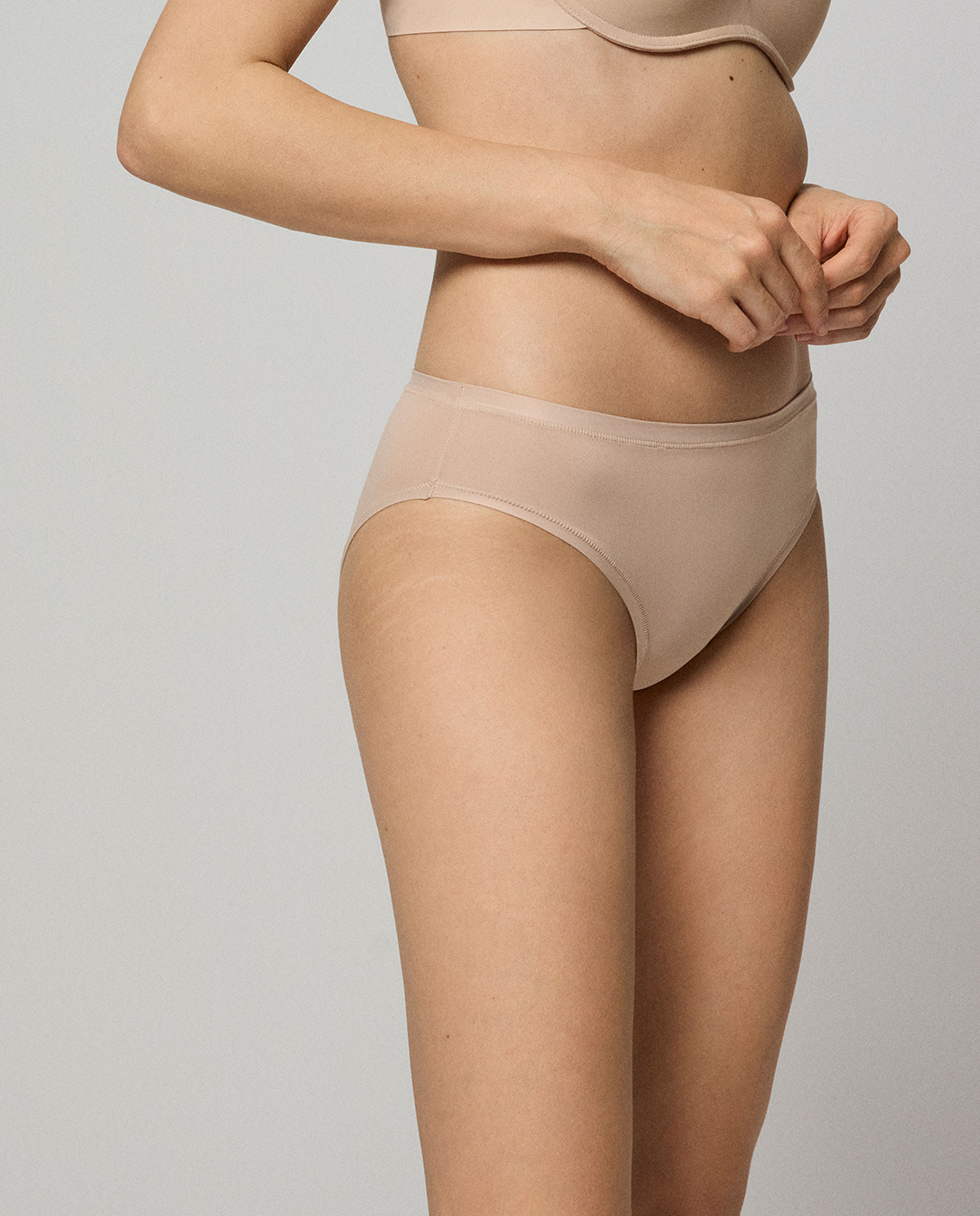 Imagen 3 de Pack 2 bragas midi básicas - Ysabel Mora - Nude Nude