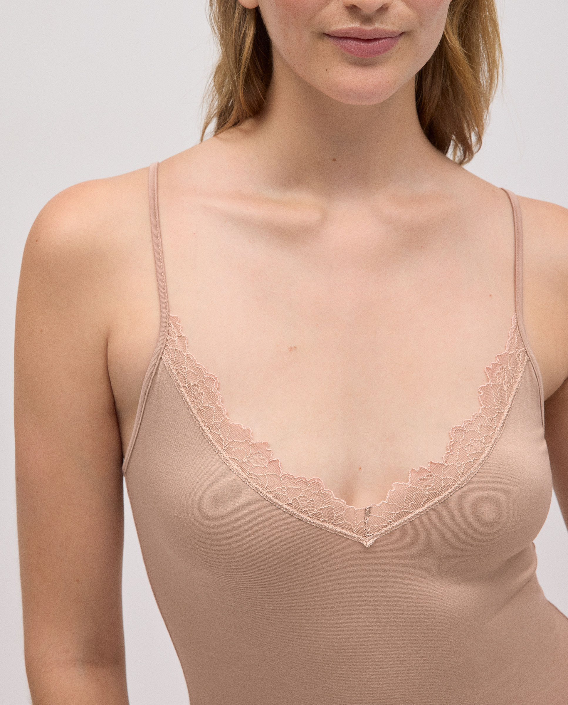 Camiseta interior tirantes bambú - Ysabel Mora - Nude Nude-3