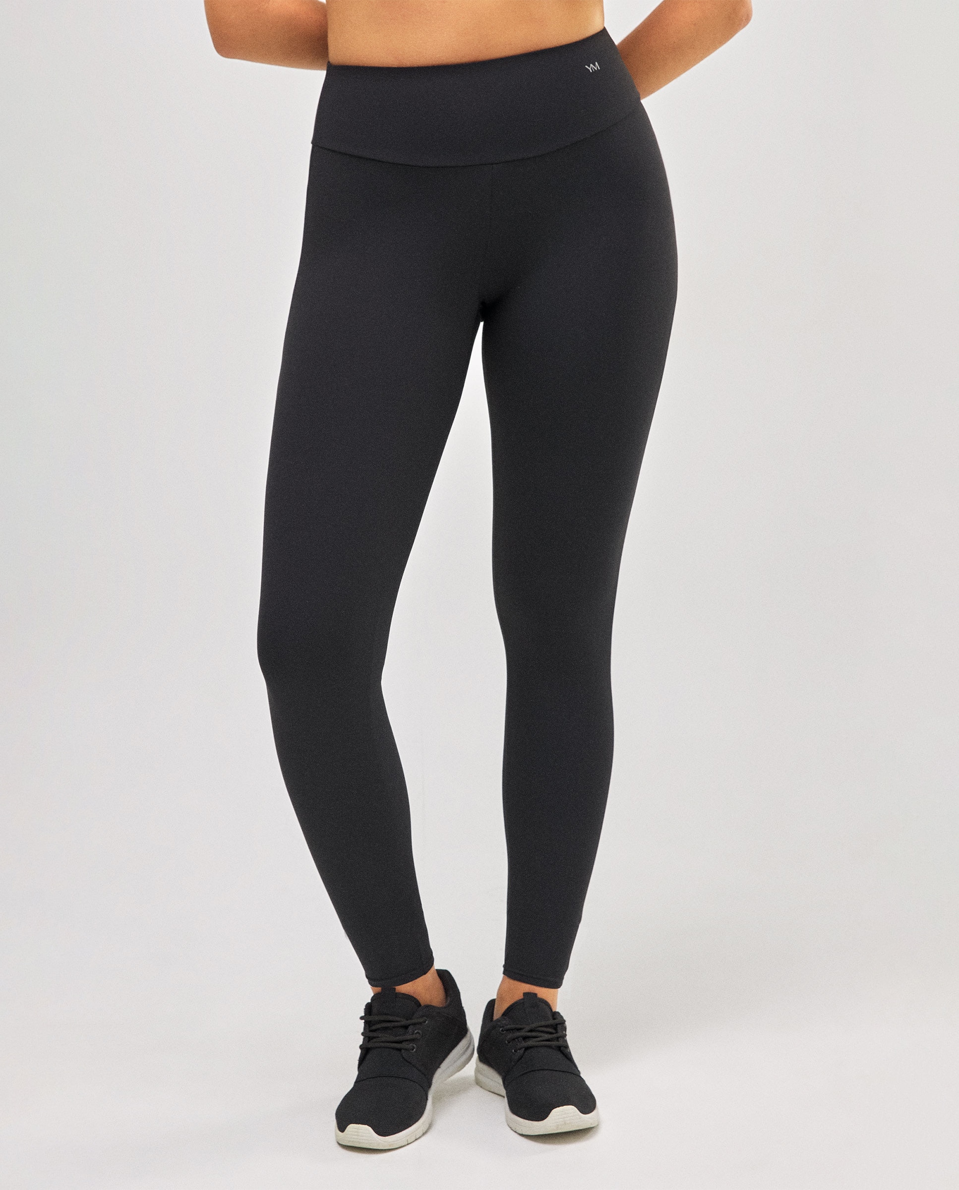 Leggings deportivos de tiro alto tacto algodonero - Ysabel Mora - Negro Negro-1