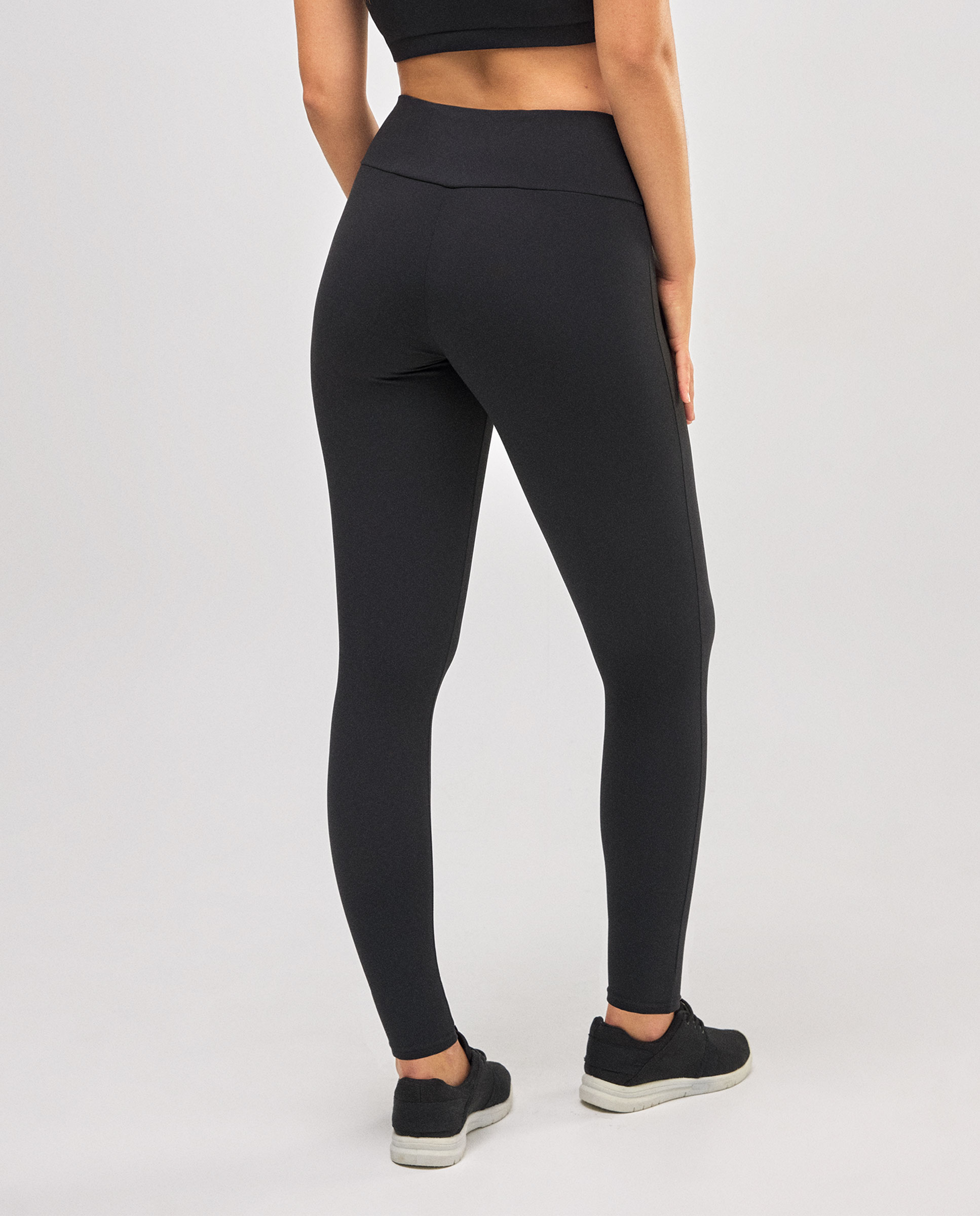 Leggings deportivos de tiro alto tacto algodonero - Ysabel Mora - Negro Negro-5
