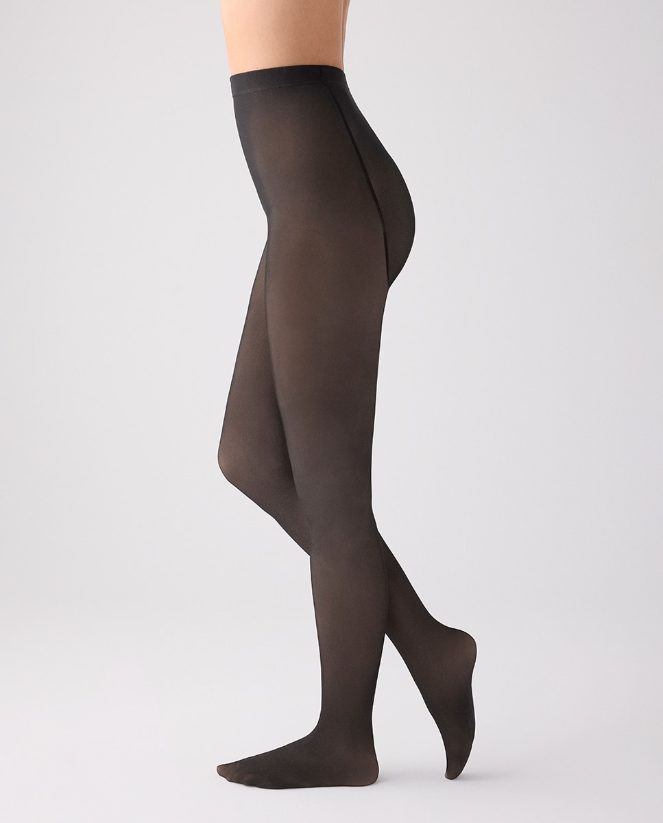 Panty cálido efecto velado 80 denier - Ysabel Mora - Negro Negro-6