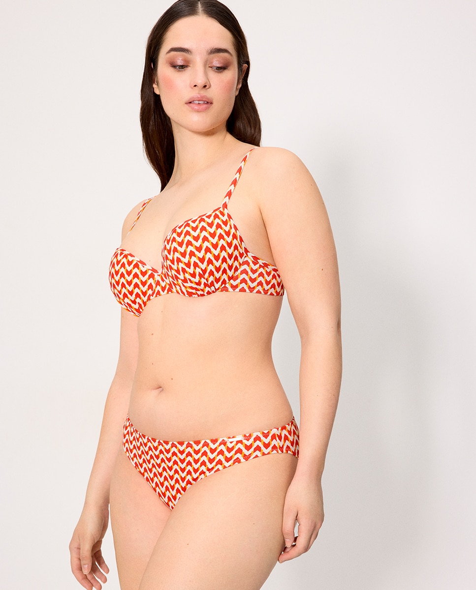 Bragas de bikini micropiqué estampada - Ysabel Mora - Coral Coral-3