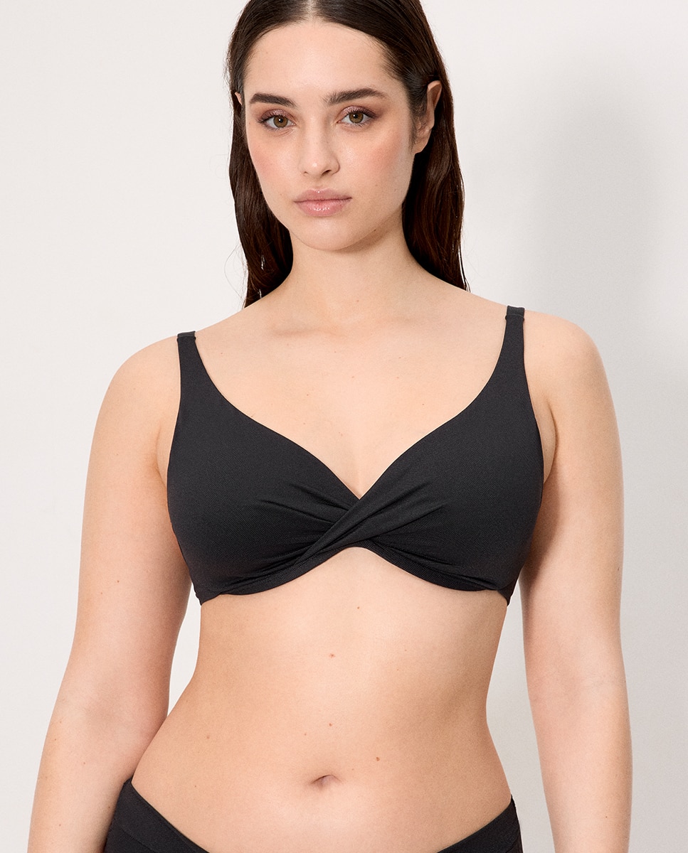 Ysabel Mora - Tops de bikini reductor micropiqué en copa C.