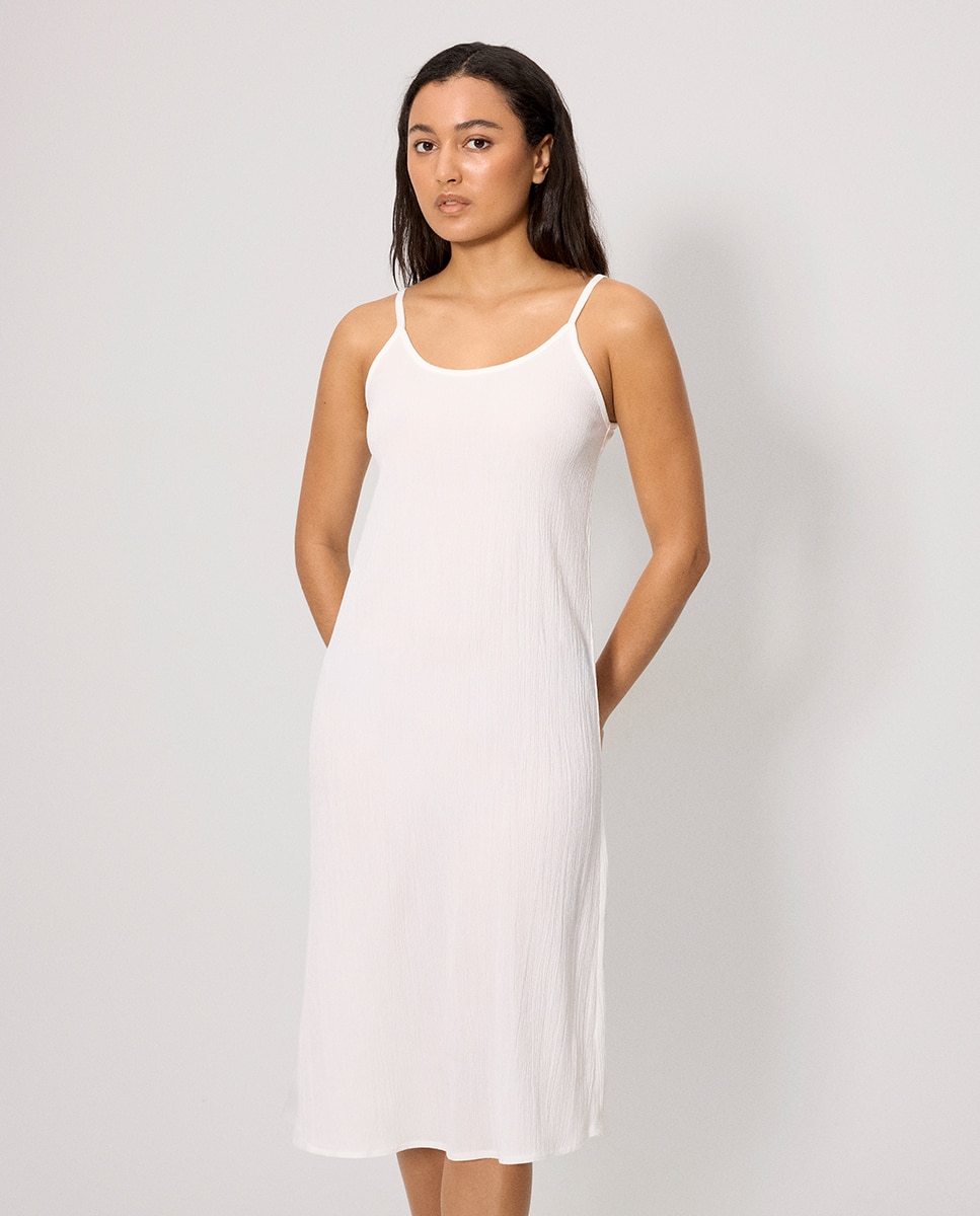 Vestidos de playa largo ligero - Ysabel Mora - Azul eléctrico Blanco-1