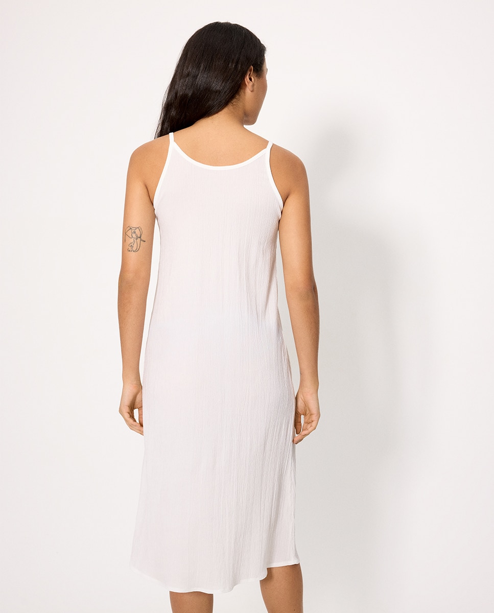 Vestidos de playa largo ligero - Ysabel Mora - Azul eléctrico Blanco-2