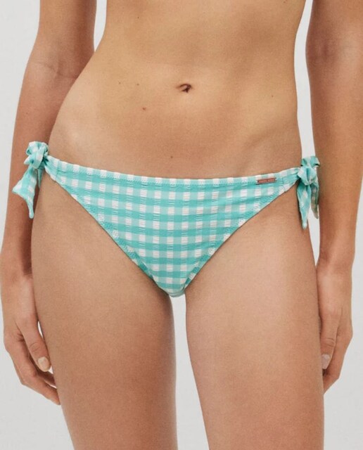 Imagen 0 de Braga bikini anudada vichy con textura